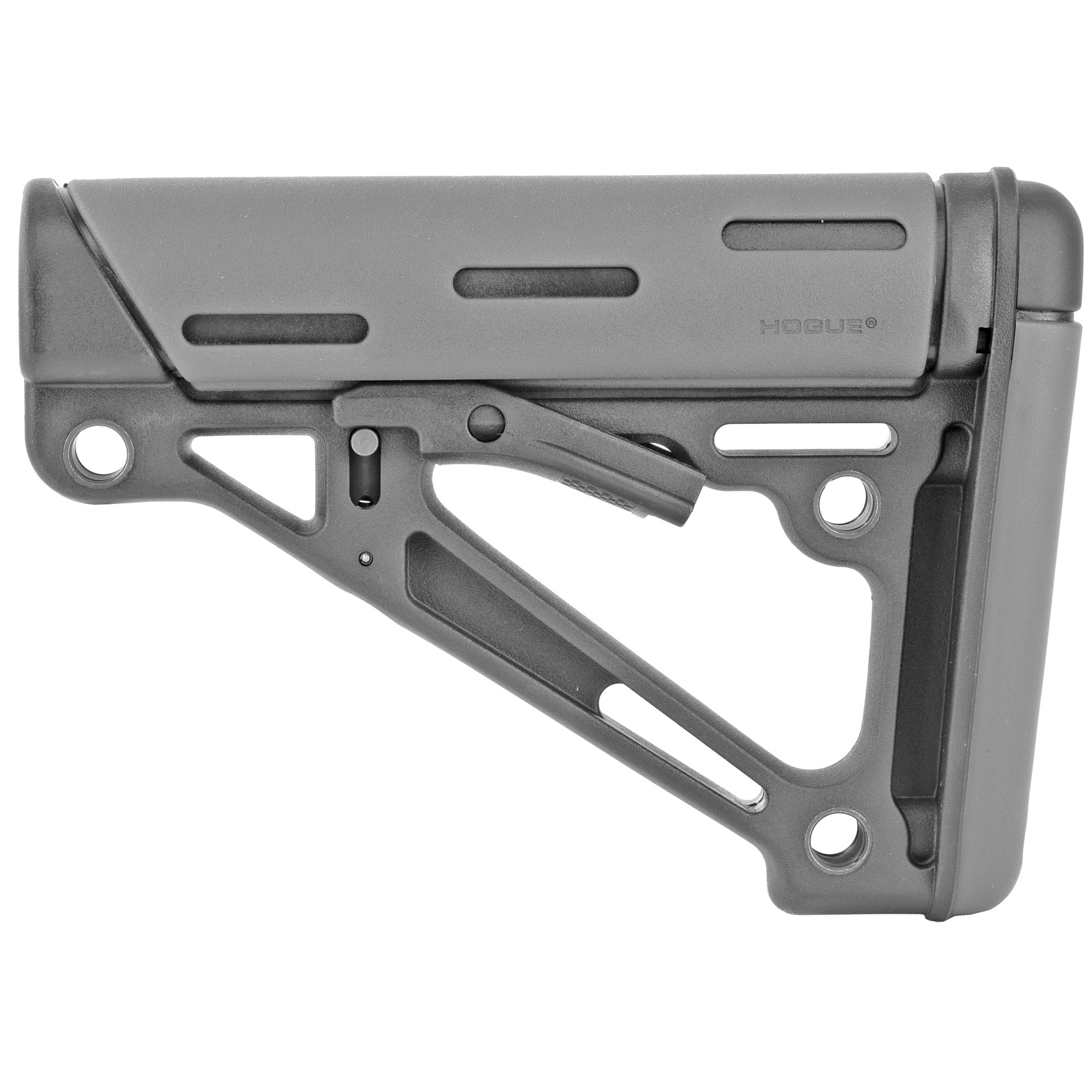 Hogue AR-15 Collapsible 6-Position Overmolded Stock in Gray, Part #15540