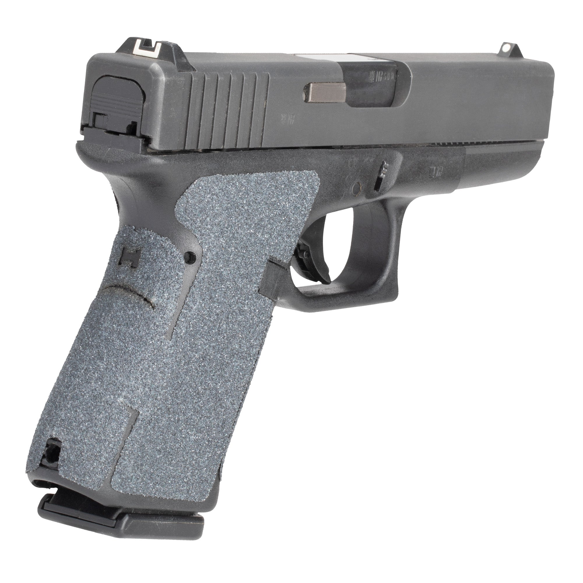 Hogue Wrapter Grit Adhesive Grip Sleeve for Glock 17/19X/45, Model Wrapter Grit, Black