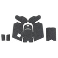 Hogue Wrapter Grit Adhesive Grip for Glock 19/44 and 5-Slot SB - Black