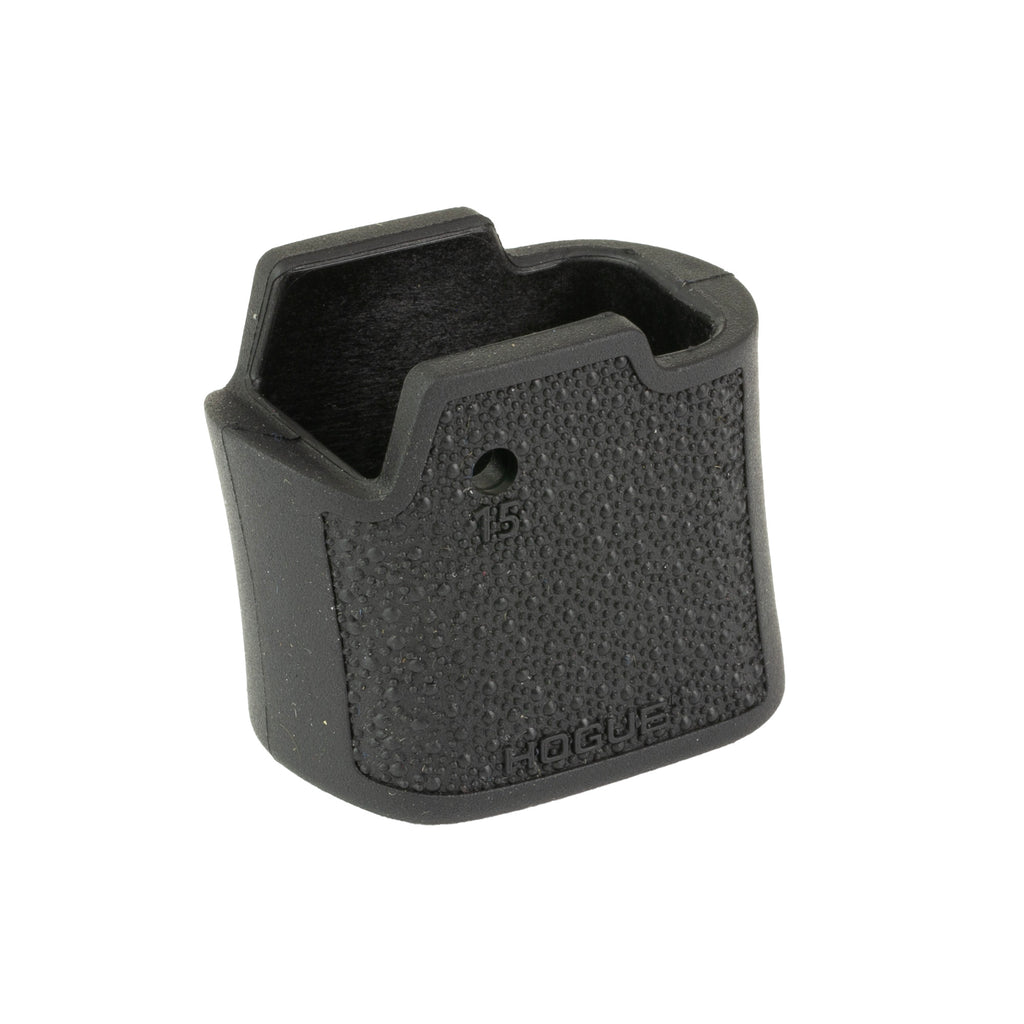 Hogue Precision Fit Grip Extension for SIG Sauer P365 & P365-380 with HandALL Beavertail Grip Sleeve (Black, 15-Round Magazines)