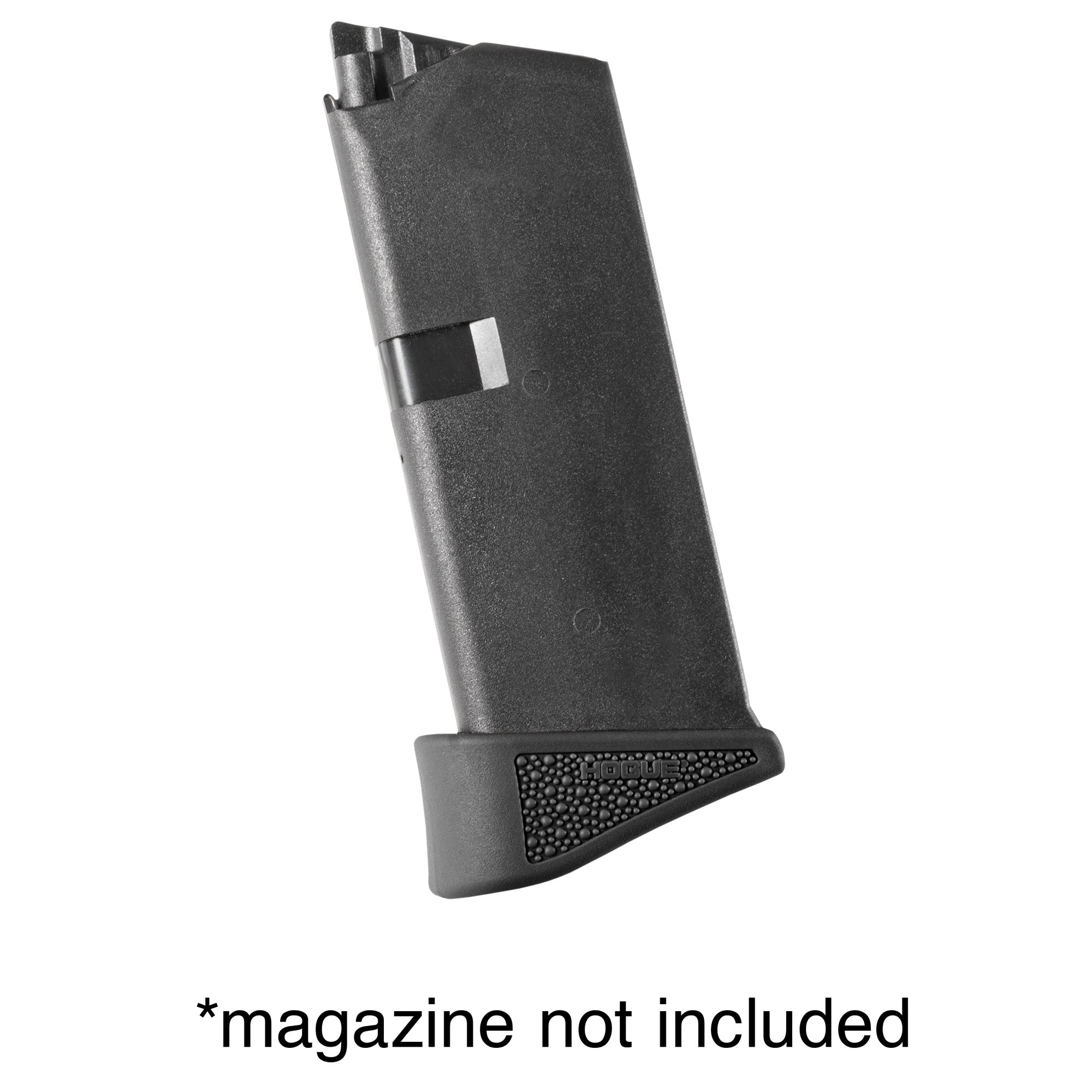 Hogue OverMolded Rubber Grip Extension Base Pad for 9mm, Black (Part #18230)