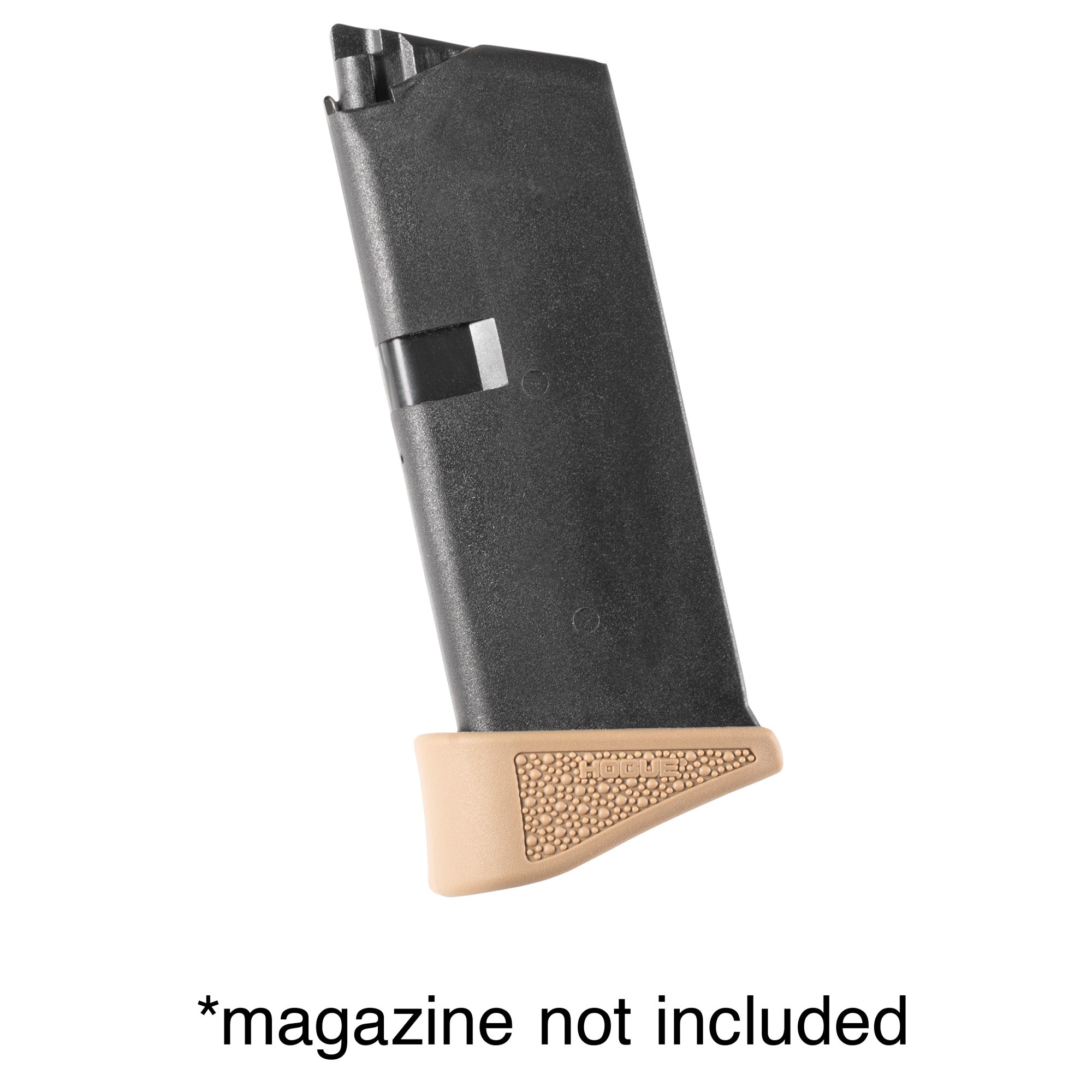 Hogue 9mm Rubber Grip Extension Base Pad in Flat Dark Earth (Part #18233)