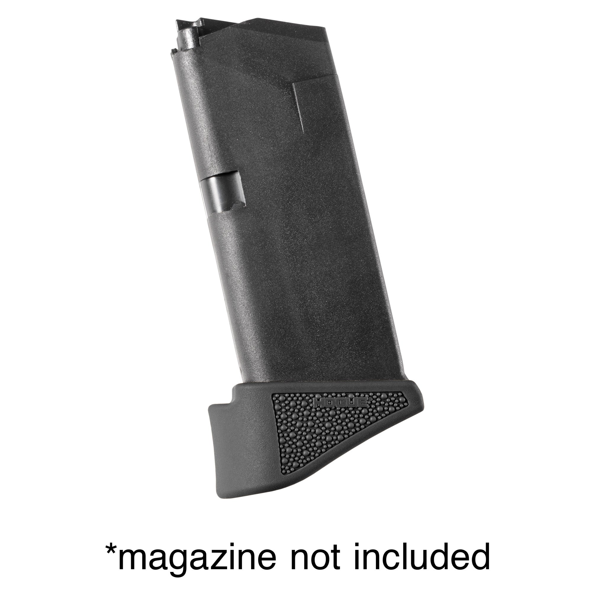 Hogue 9mm Grip Extension Base Pad with Cobblestone Texture for Quick Reloads