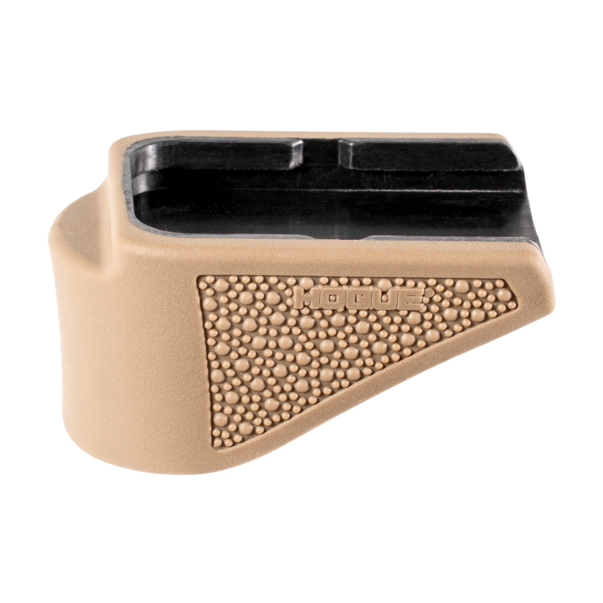 Hogue 9mm Grip Extension Base Pad with Cobblestone Texture, Flat Dark Earth - Model 18623
