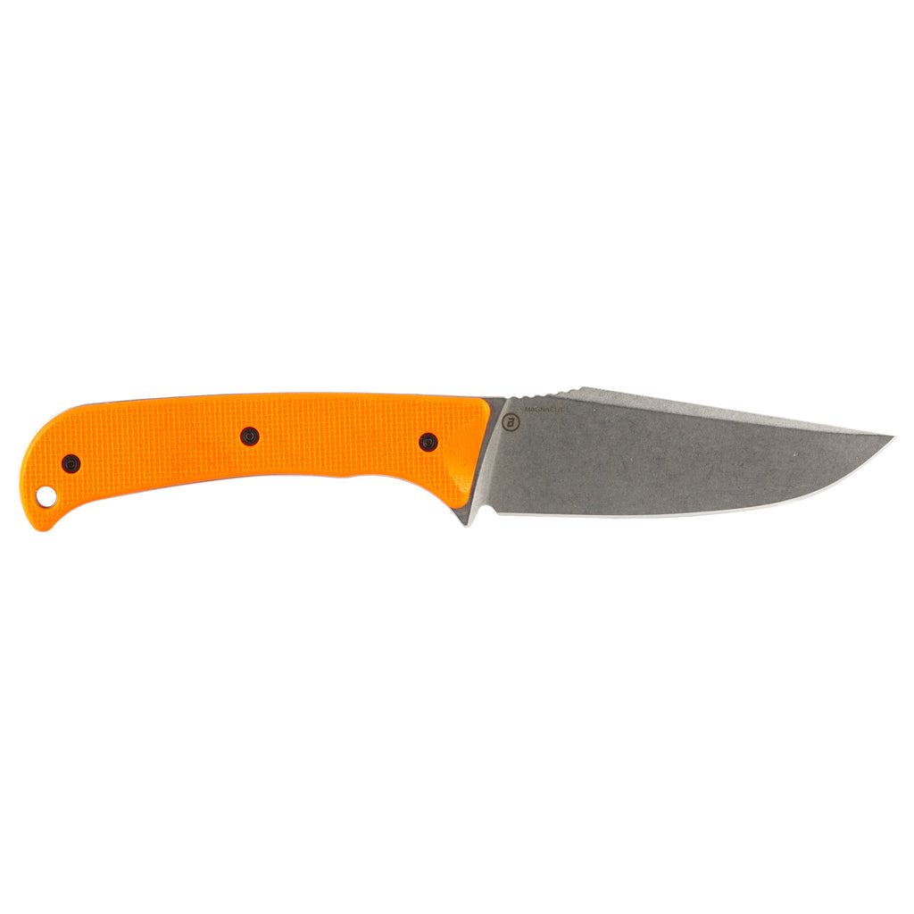Hogue Extrak XL Fixed Blade Knife, 3.9 Inches, Orange G10 Handle with Sheath