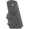 Hogue Rubber Grip for 1911 Officers Model with Finger Grooves - Black