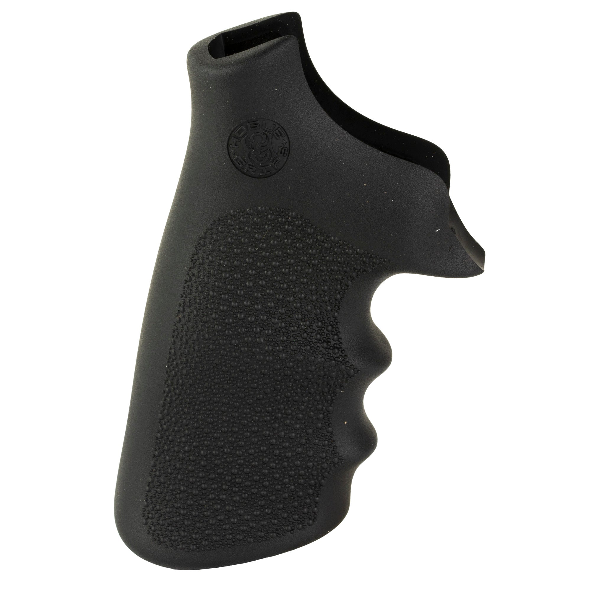 Hogue HandAll OverMolded Rubber Revolver Grip for Taurus Raging Bull - Black