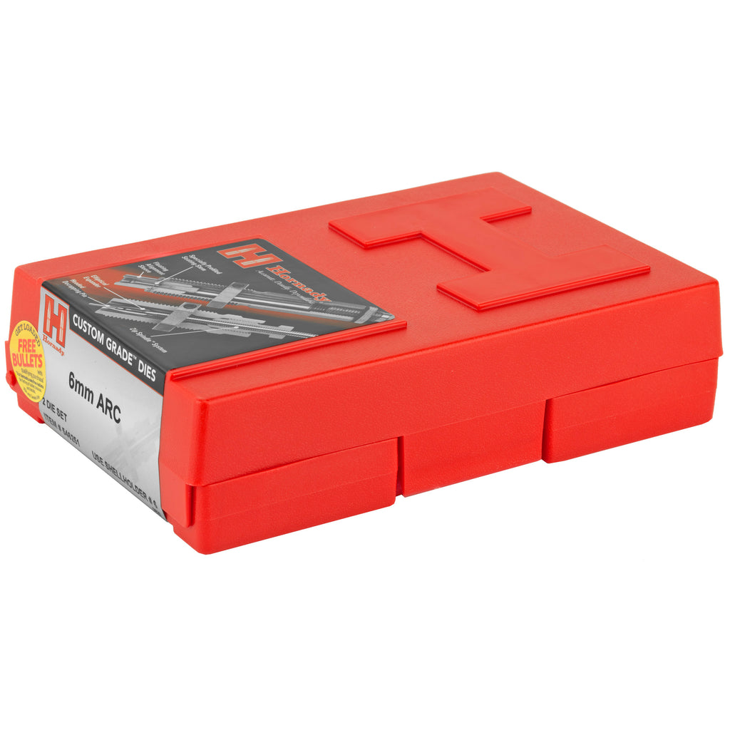 Hornady HRNDY 2-Die Set for 6mm ARC - Precision Titanium Reloading Tools