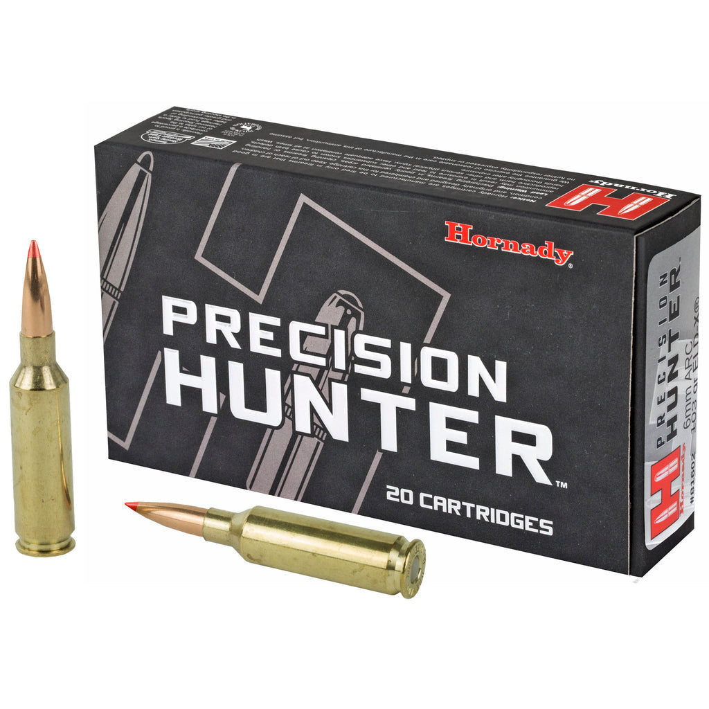 Hornady 6mm ARC 103 Grain ELD-X Precision Hunter Ammunition (Part #81602)