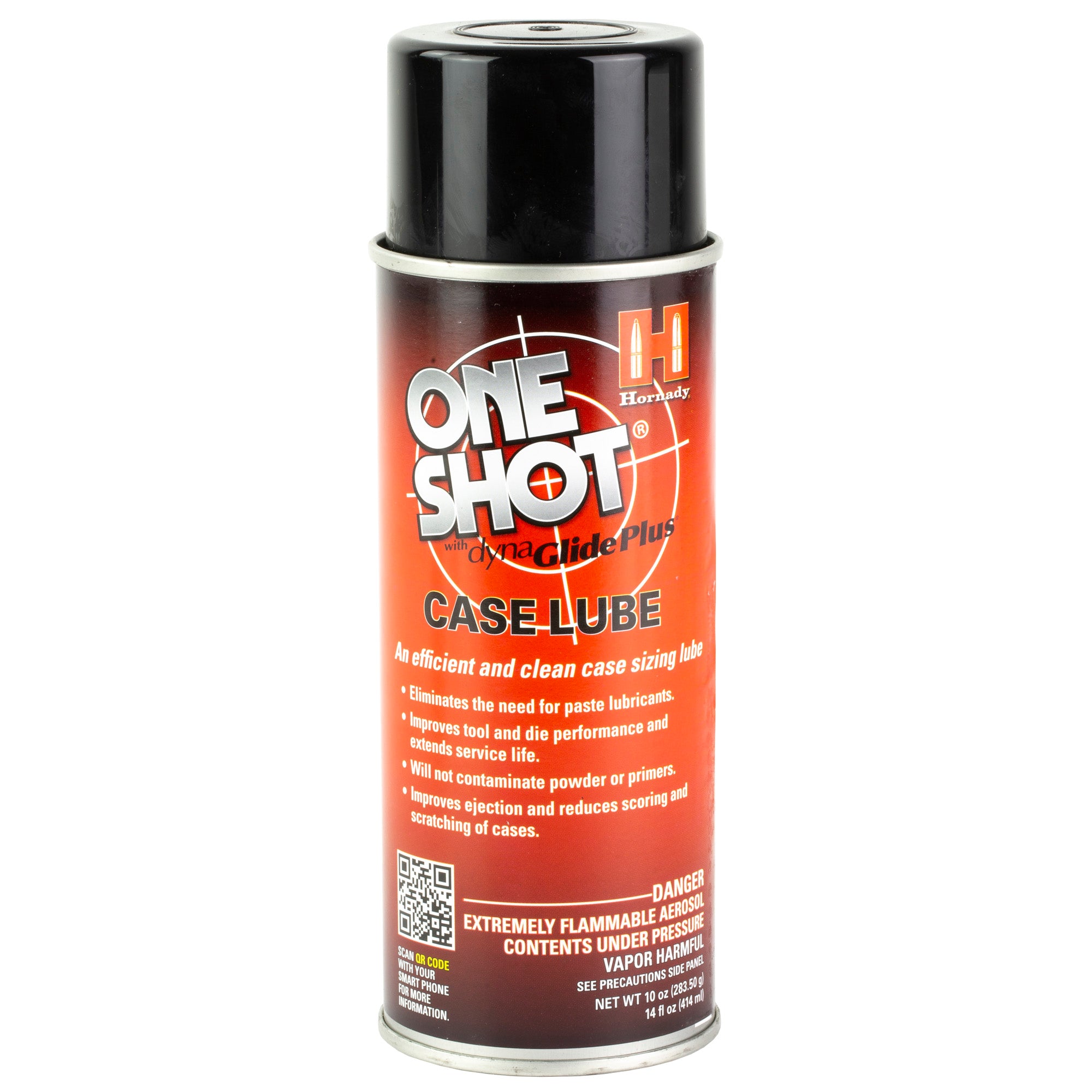 Hornady One Shot Case Lube with DynaGlide Plus Technology - 10 oz Aerosol Can