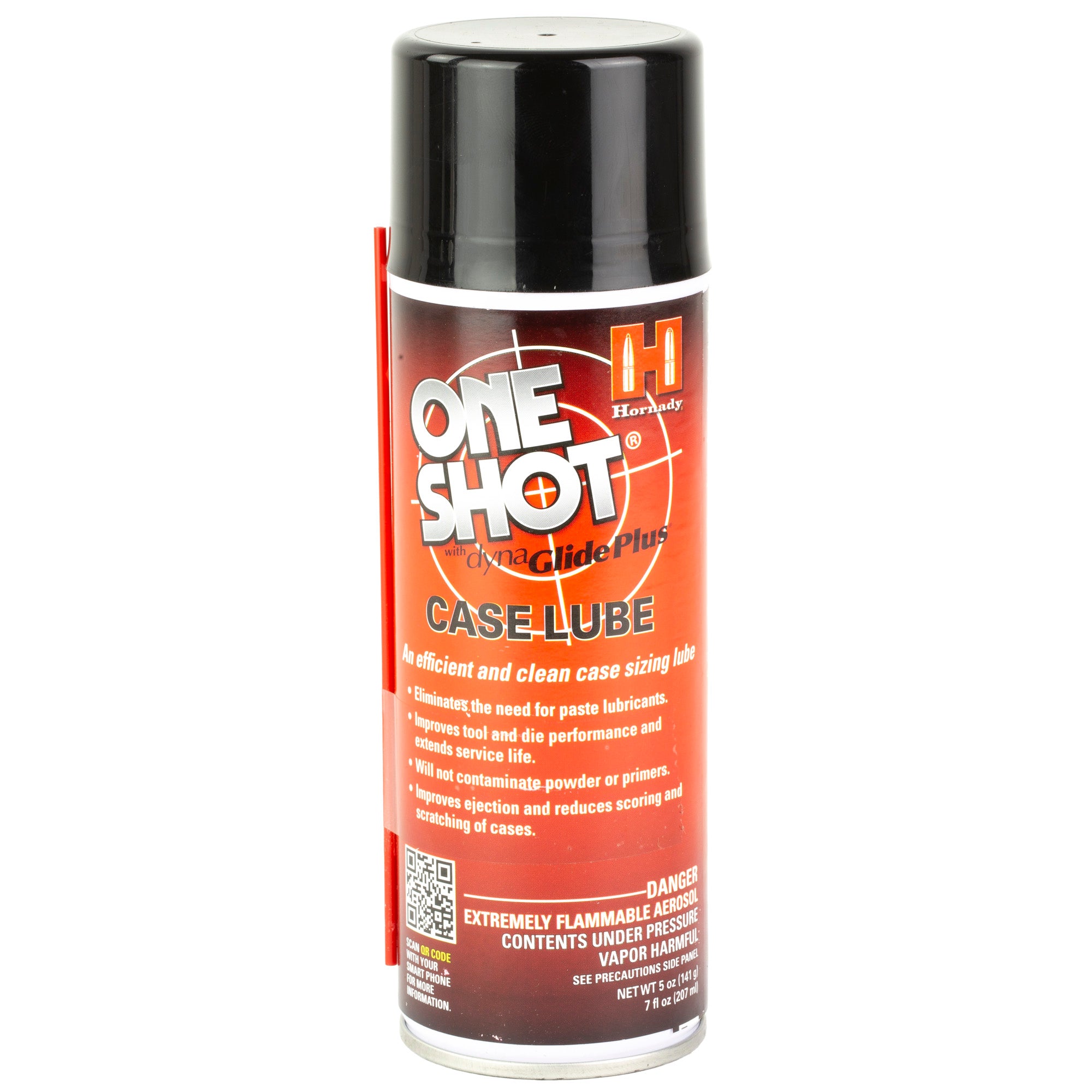 Hornady One Shot Case Lube with DynaGlide Plus Technology - 5oz Aerosol Spray