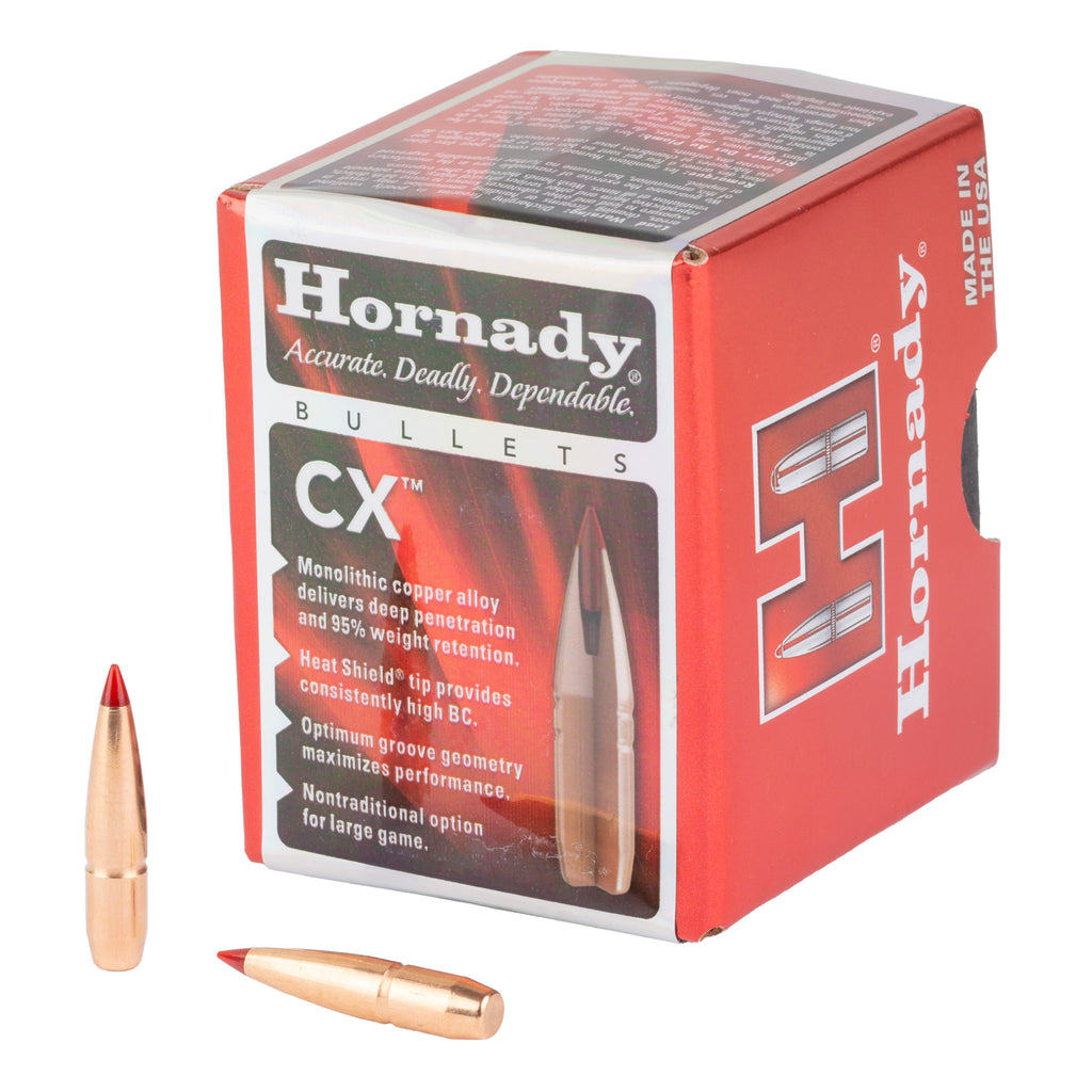 Hornady 22 Caliber .224 65 Grain CX Monolithic Hunting Bullets (50 Count)
