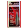 Hornady AeroMatch .224 69-Grain Hollow Point Boat Tail Bullets (100 Count)