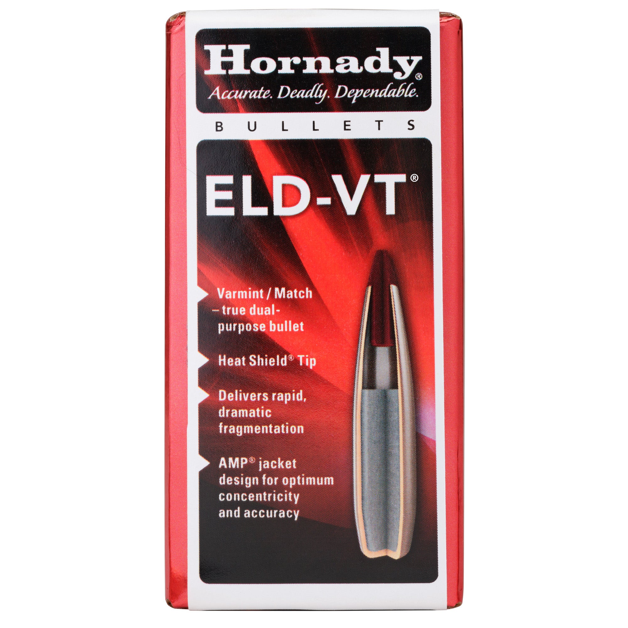 Hornady ELD-VT 22 Caliber .224 69-Grain Match Varmint Bullet (100 Count)