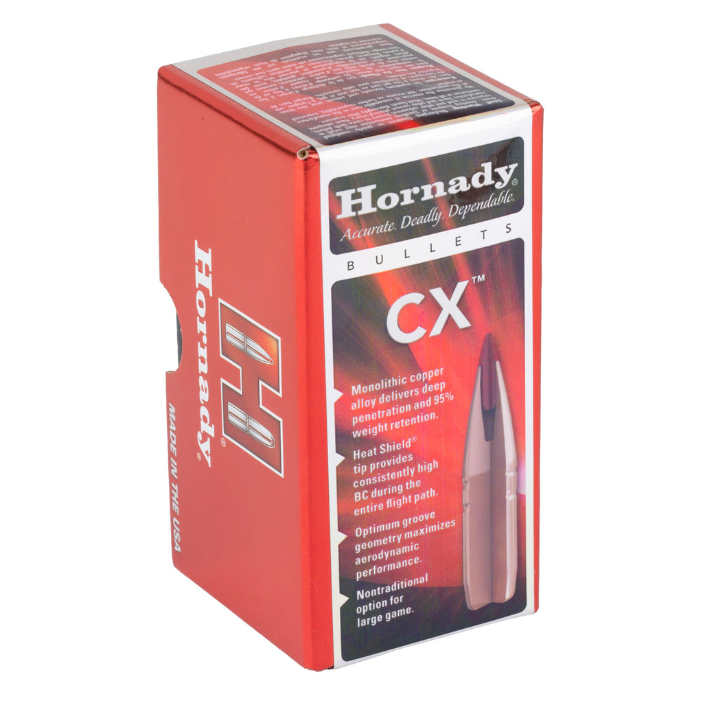 Hornady CX Monolithic Hunting Bullet for 25 Caliber, 112 Grain, .257 Diameter – 50 Count Box