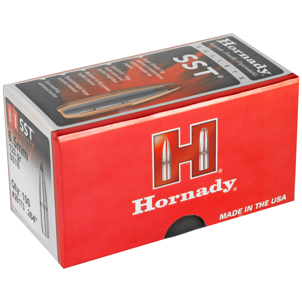 Hornady SST 6.5mm .264 123 Grain Ammunition - 100 Count Box