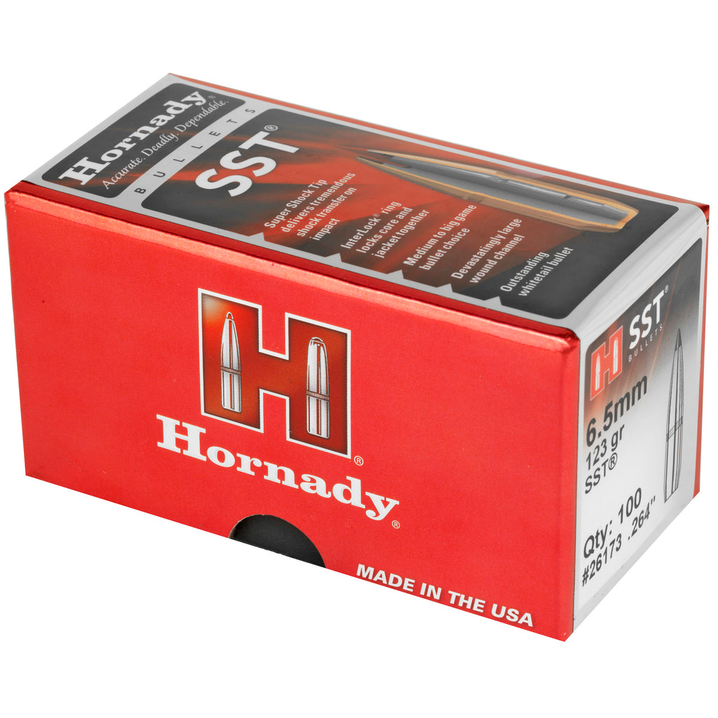 Hornady SST 6.5mm .264 123 Grain Ammunition - 100 Count Box