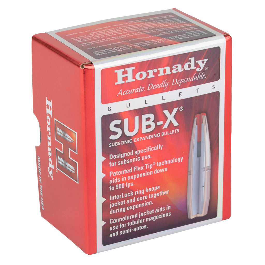 Hornady Sub-X .338 Caliber 307-Grain Bullets - 50 Count Box