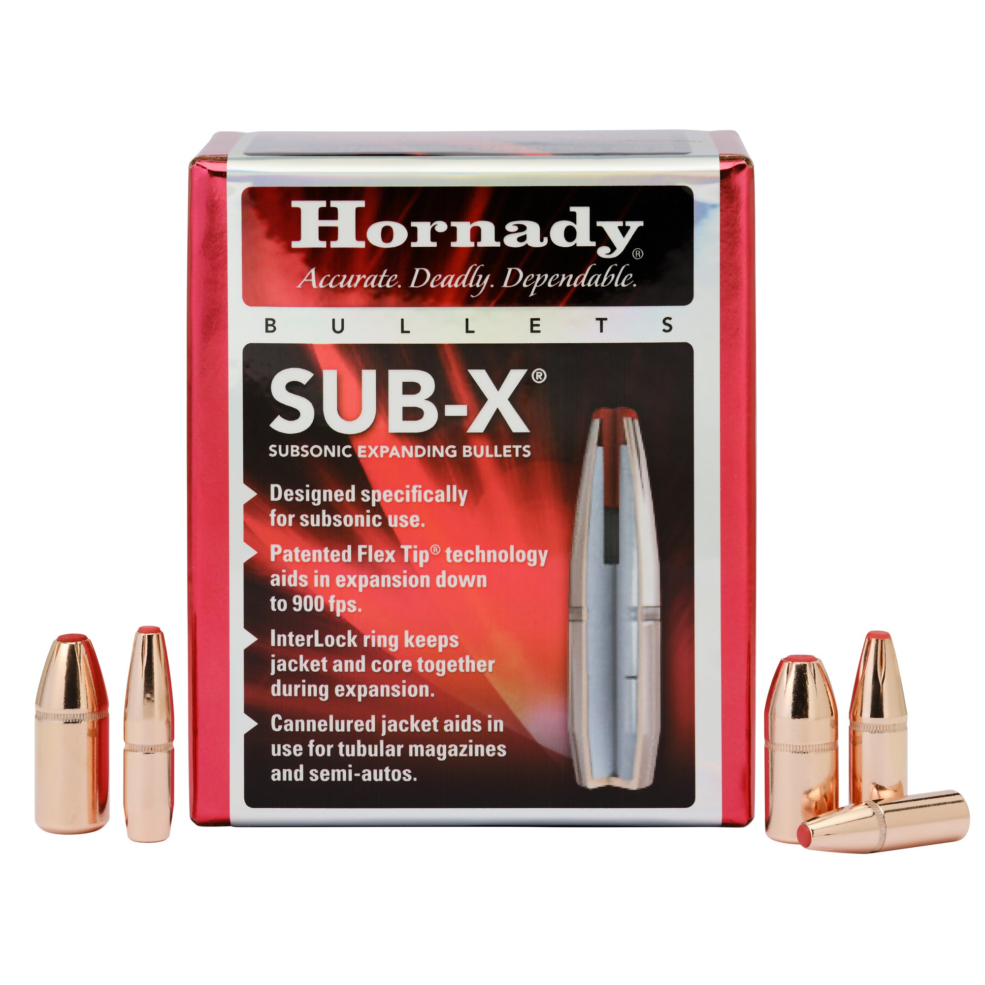 Hornady Sub-X .458 410-Grain FlexTip Bullets (50 Count)