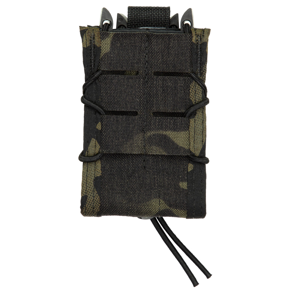 High Speed Gear Double Decker MOLLE Magazine Pouch in MultiCam Black - Lightweight and Durable