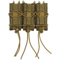 High Speed Gear Pistol TACO Triple Magazine Pouch in Coyote
