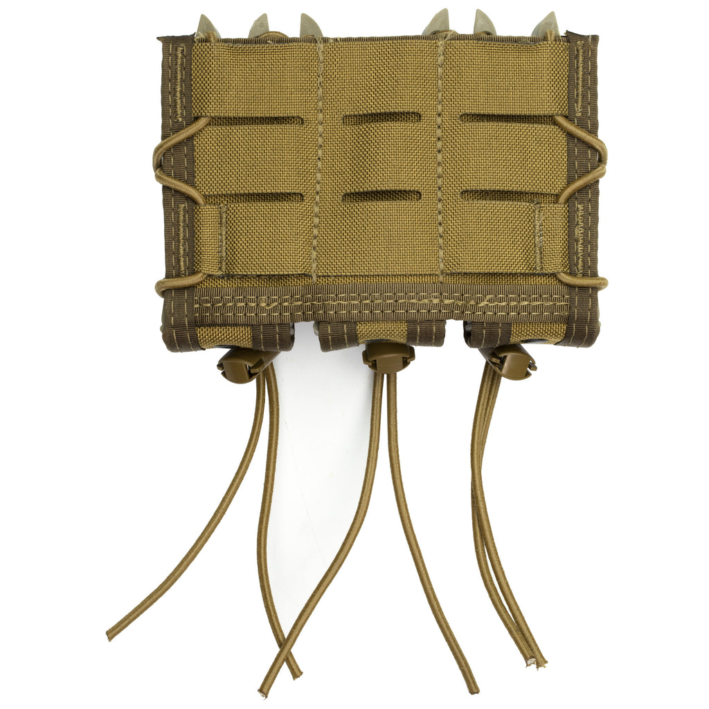High Speed Gear Pistol TACO Triple Magazine Pouch in Coyote