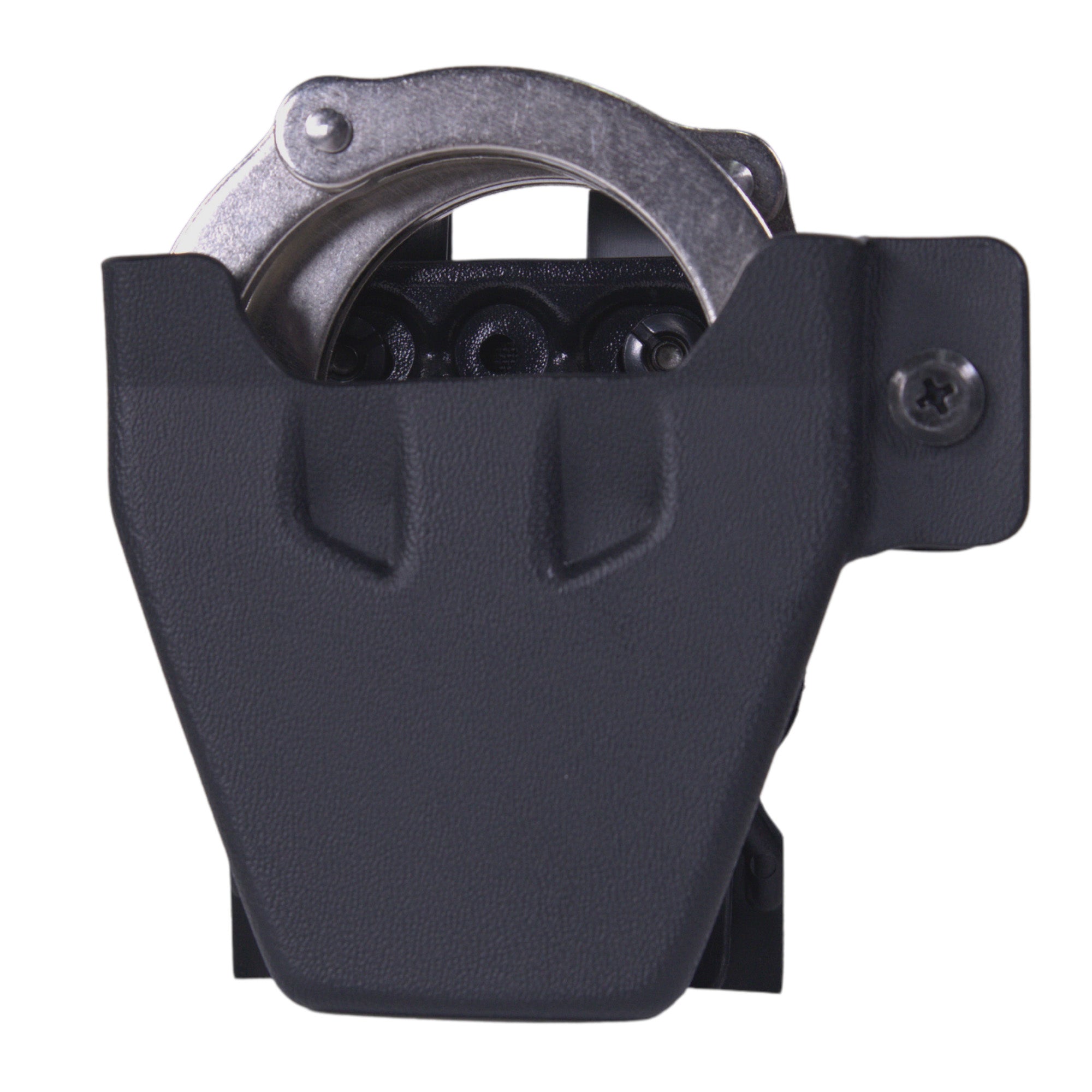 High Speed Gear Uniform Line Handcuff Carrier for ASP Ultra, S&W Hinged & Chain Cuffs – Black Kydex Pouch with Adjustable Retention and Multiple Mounting Options