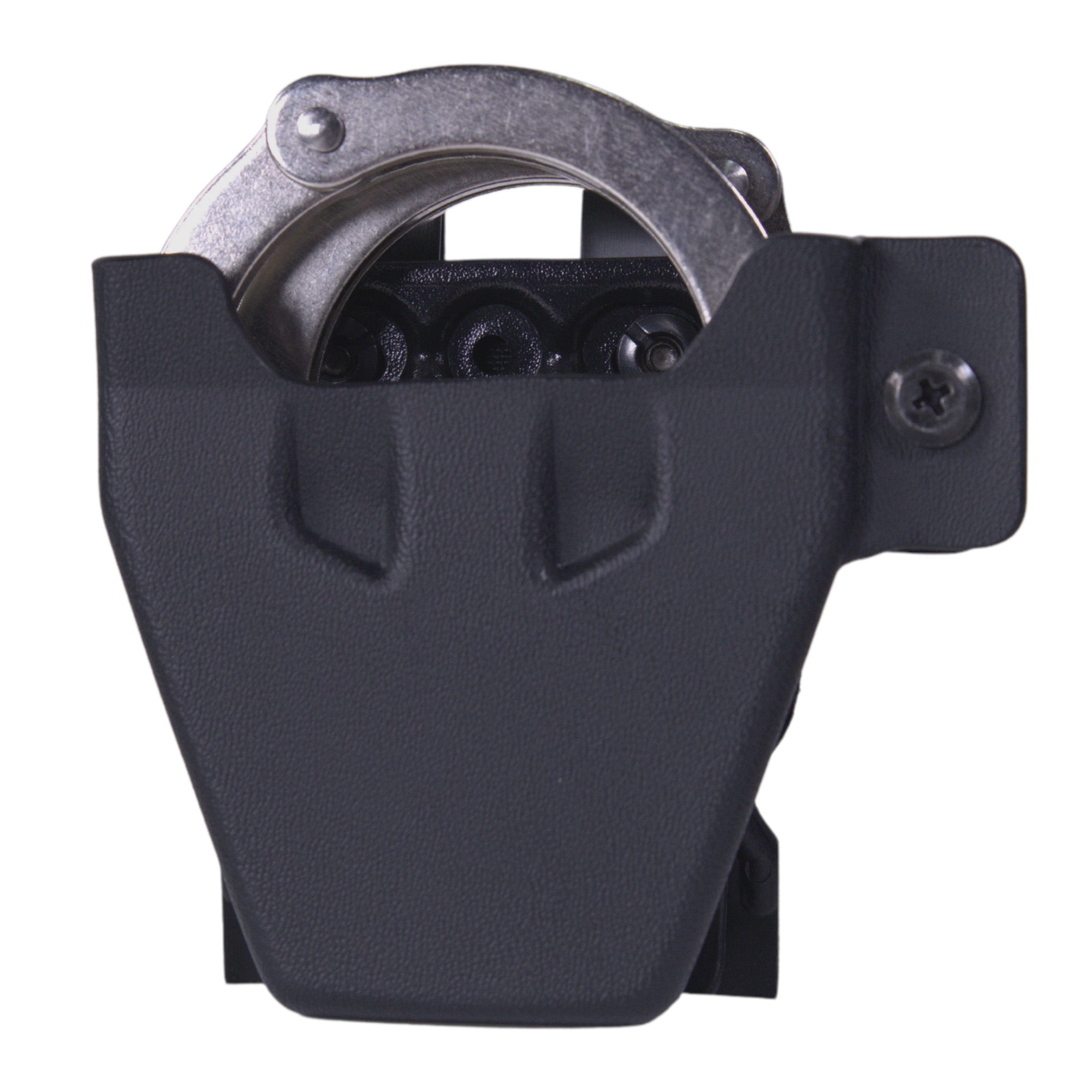 High Speed Gear Uniform Line Hinged Handcuff Pouch Black – Kydex Handcuff Carrier for ASP Ultra, S&W Hinged & Chain Cuffs