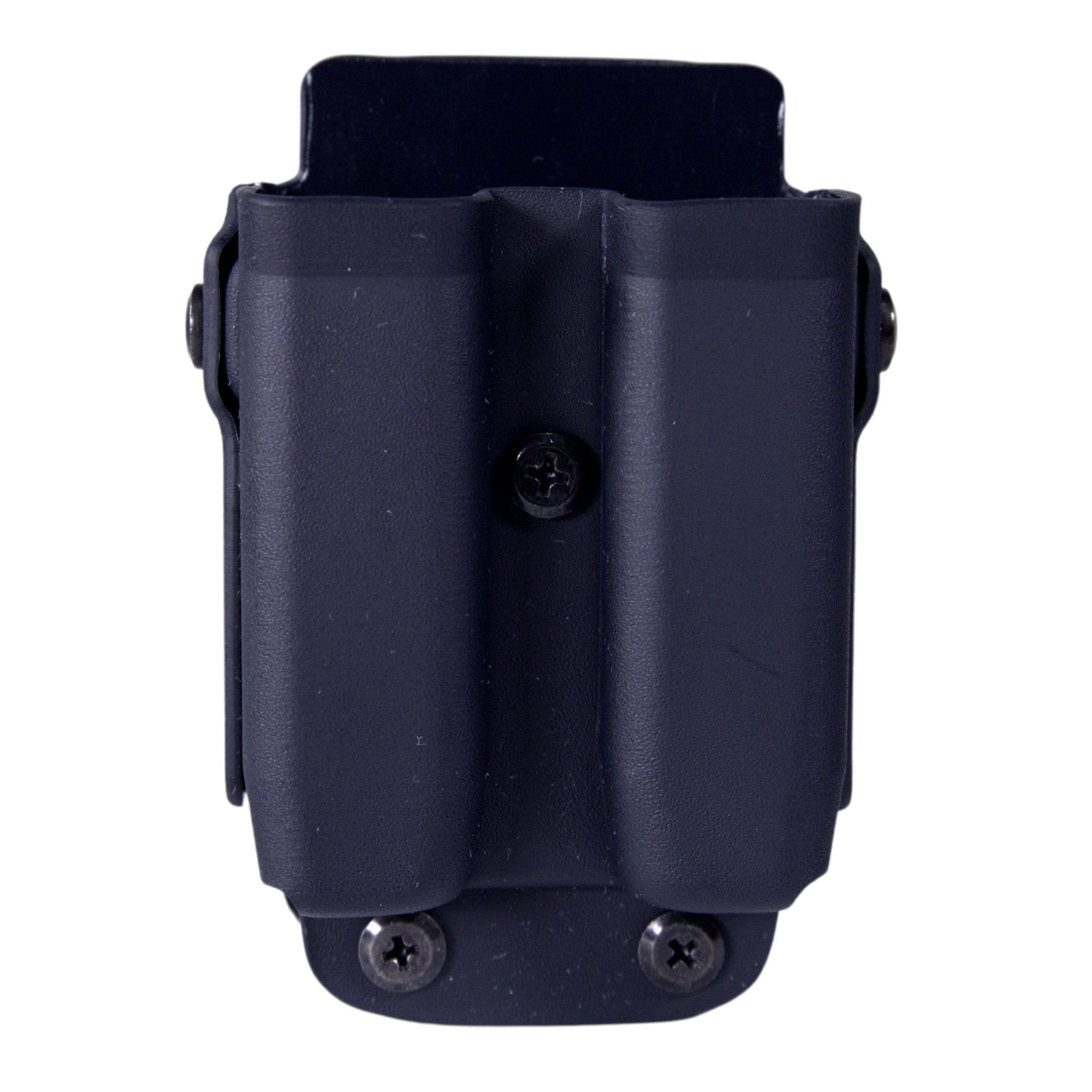 High Speed Gear Uniform Line Twin Magazine Pouch with Universal Clip – Black (Part #42P102BK)