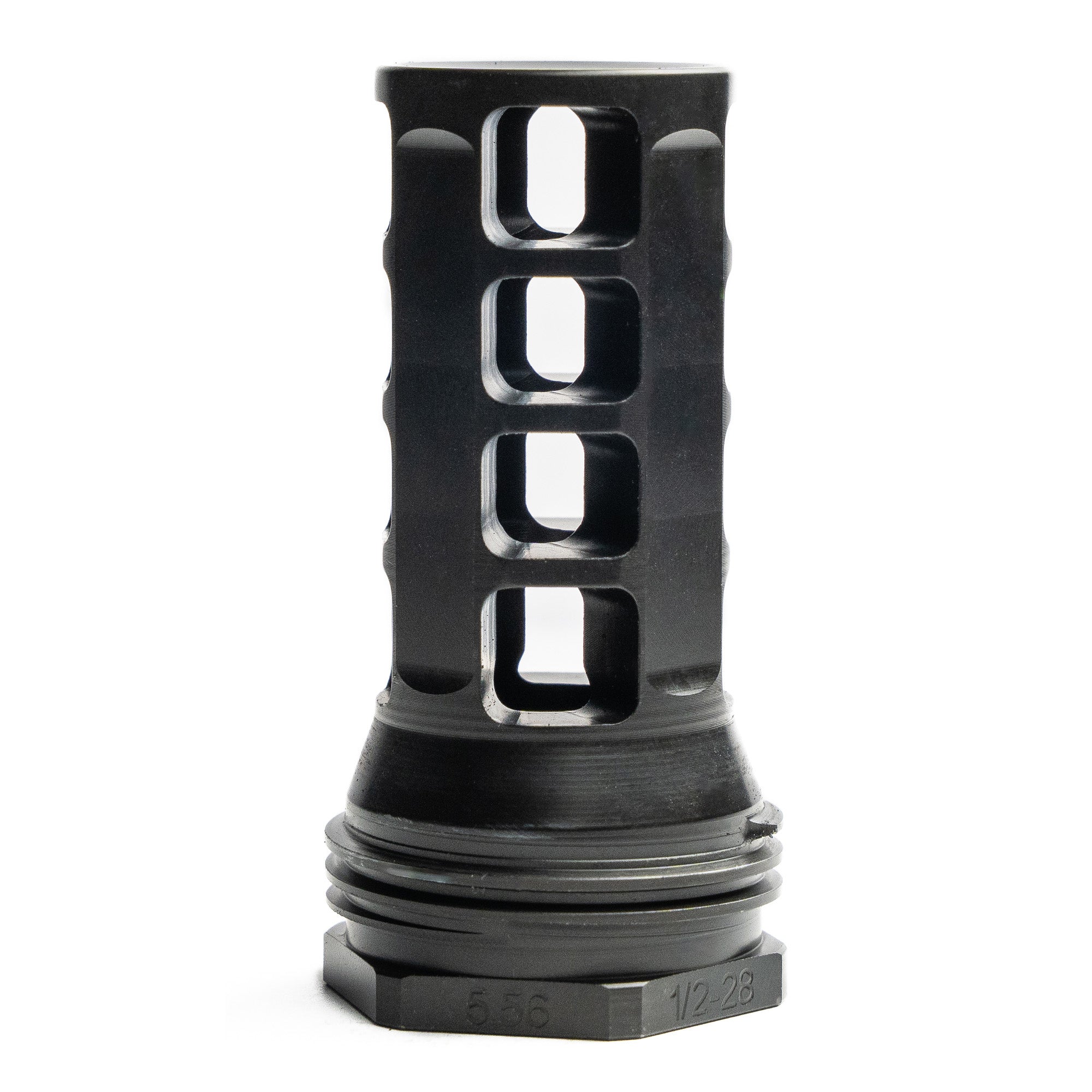 HUXWRX Safety Co. Muzzle Brake QD 338 3/4x24 – Recoil Reduction for 338 Caliber Rifles