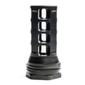 HUXWRX Safety Co. Muzzle Brake QD 338 5/8x24 Black for Recoil Reduction