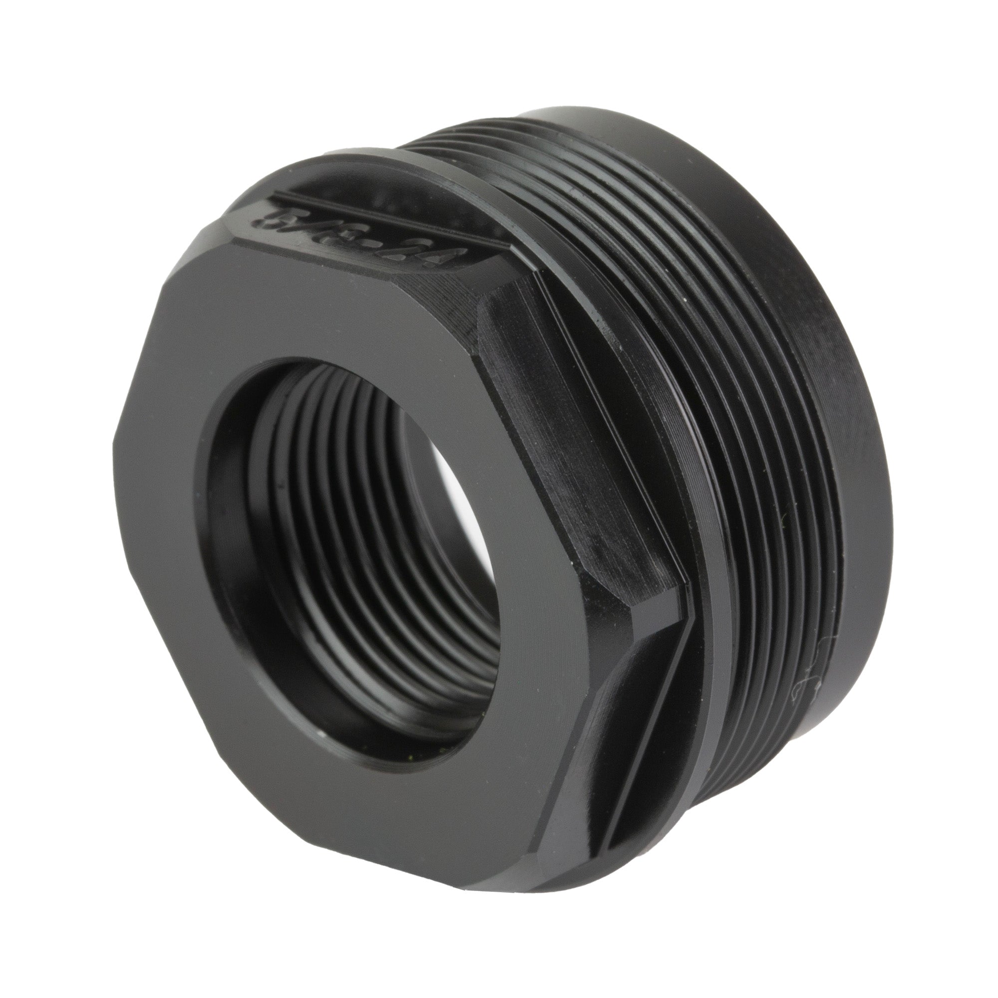 HUXWRX Safety Co. HUX Direct Thread Adapter 5/8x24 Black for Fixed-Barrel Systems