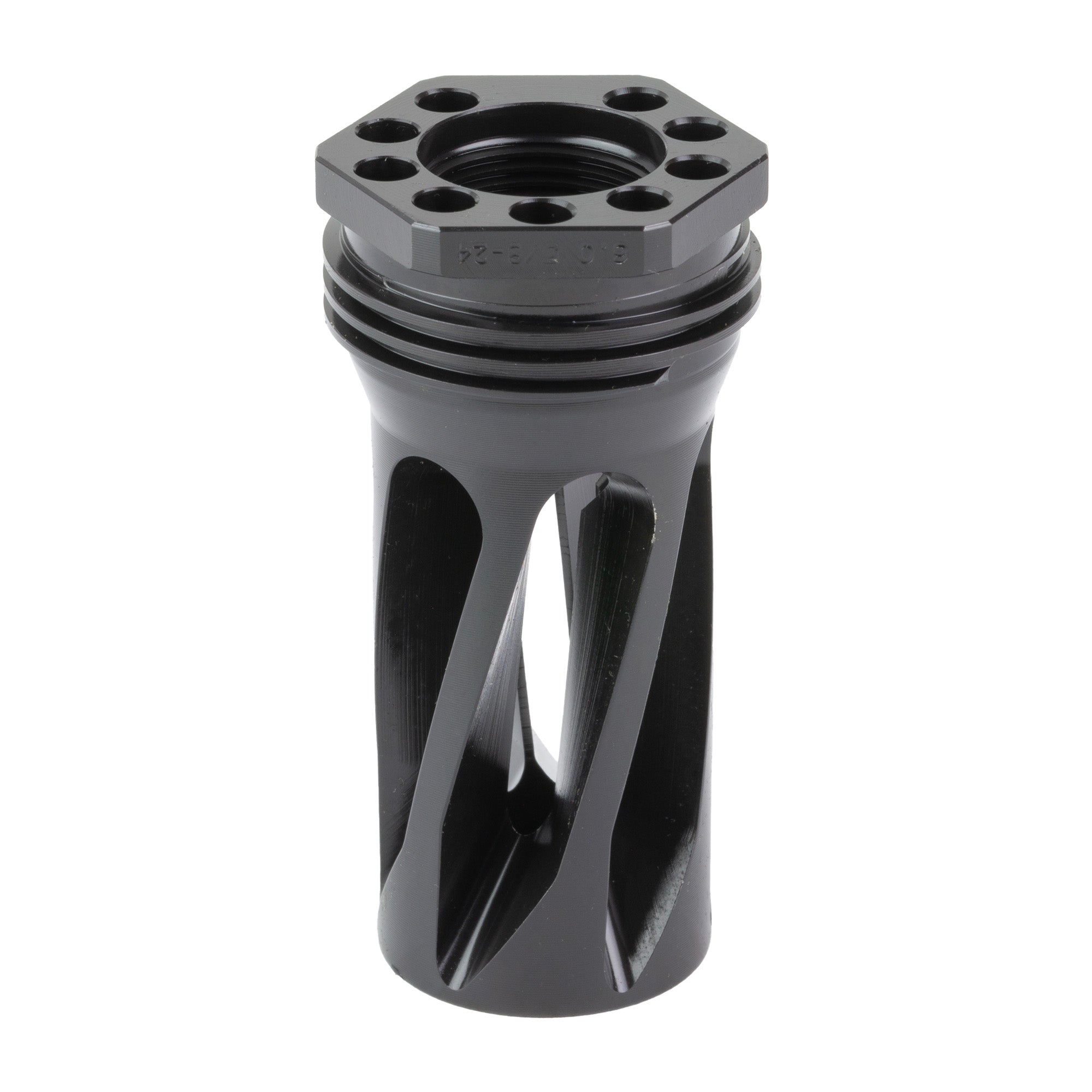 HUXWRX Safety Co. Flash Hider QD 6 for 6mm Rifle - Black