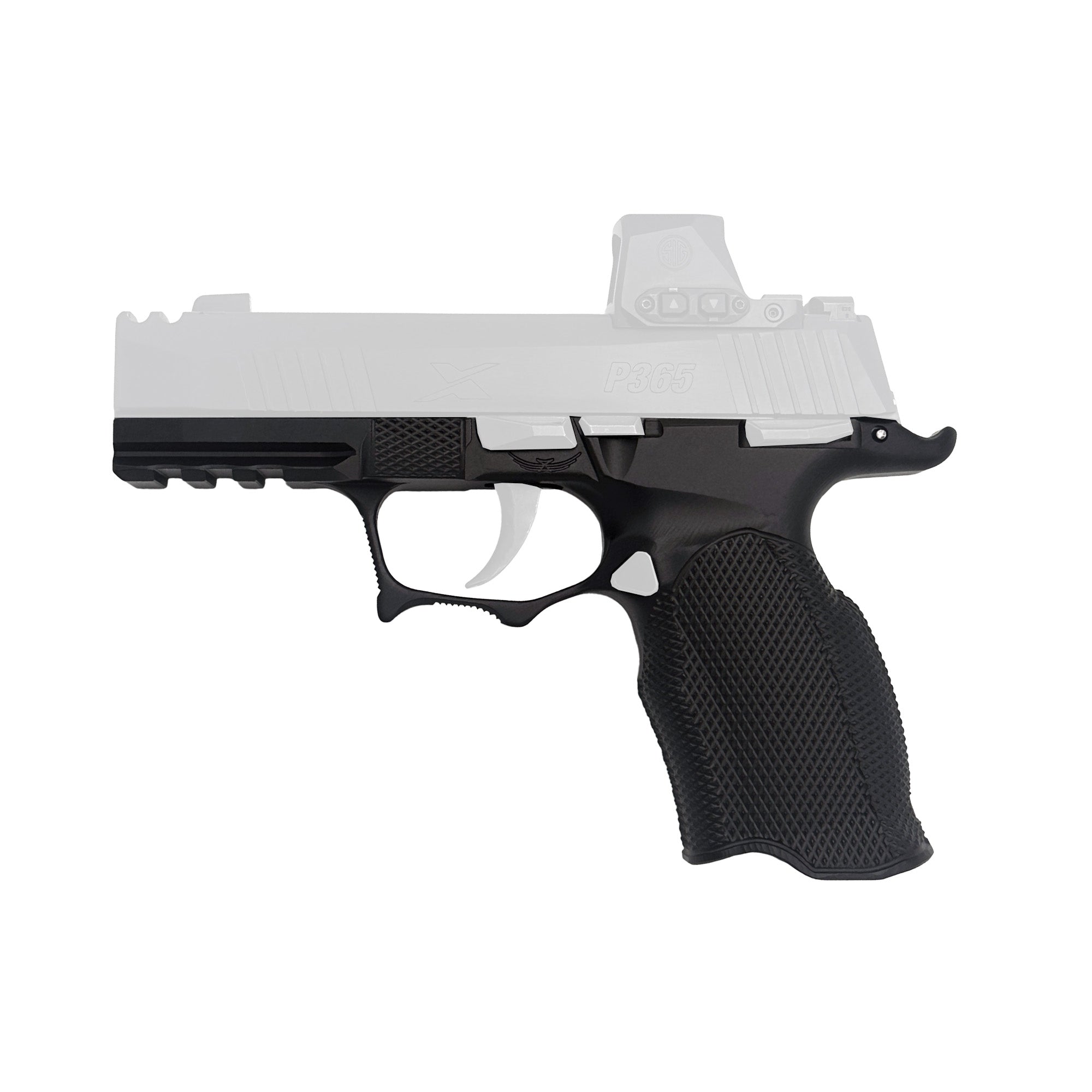 Icarus Precision ACE 365 XL EVO Grip Module with Manual Safety - Black