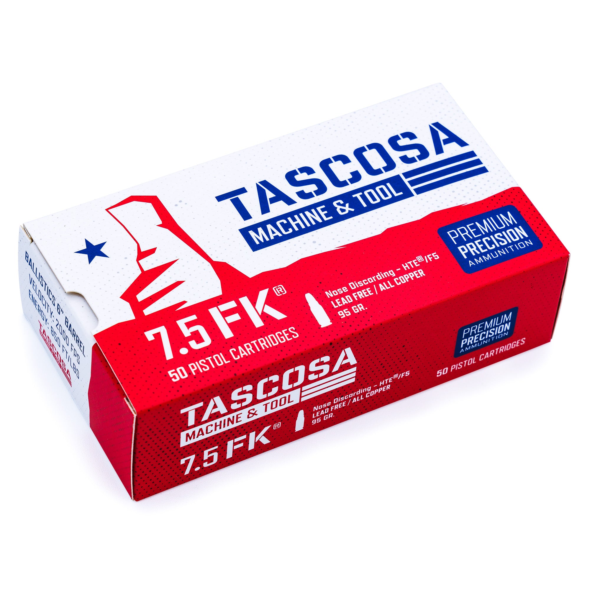 FK BRNO IFG F5 Ammo 7.5 FK 95 Grain Hollow Point - 50 Rounds per Box, 600 per Case