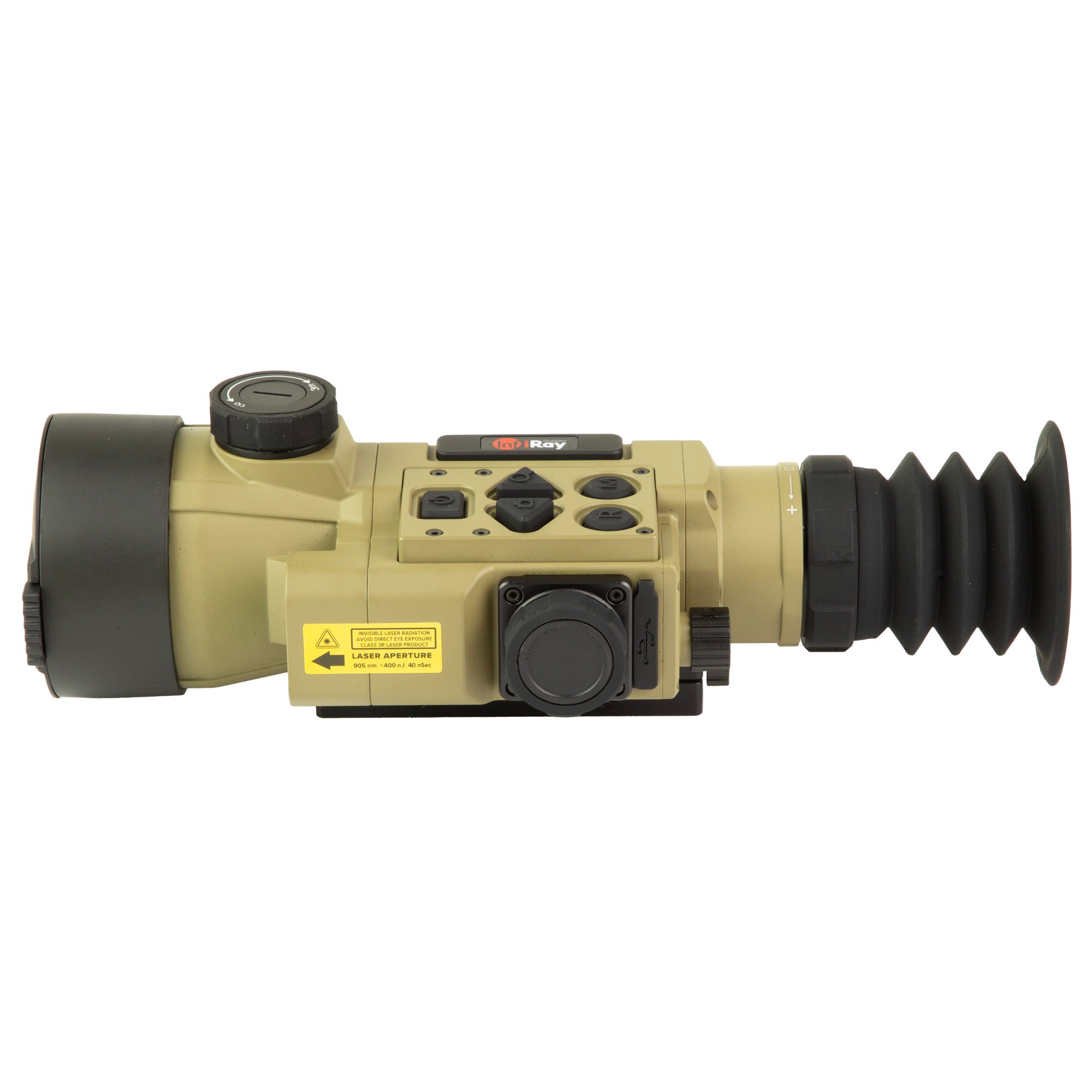 IRAYUSA Hybrid Compact Thermal Optic with 50mm Objective | 3.5X Magnification & Built-in Rangefinder