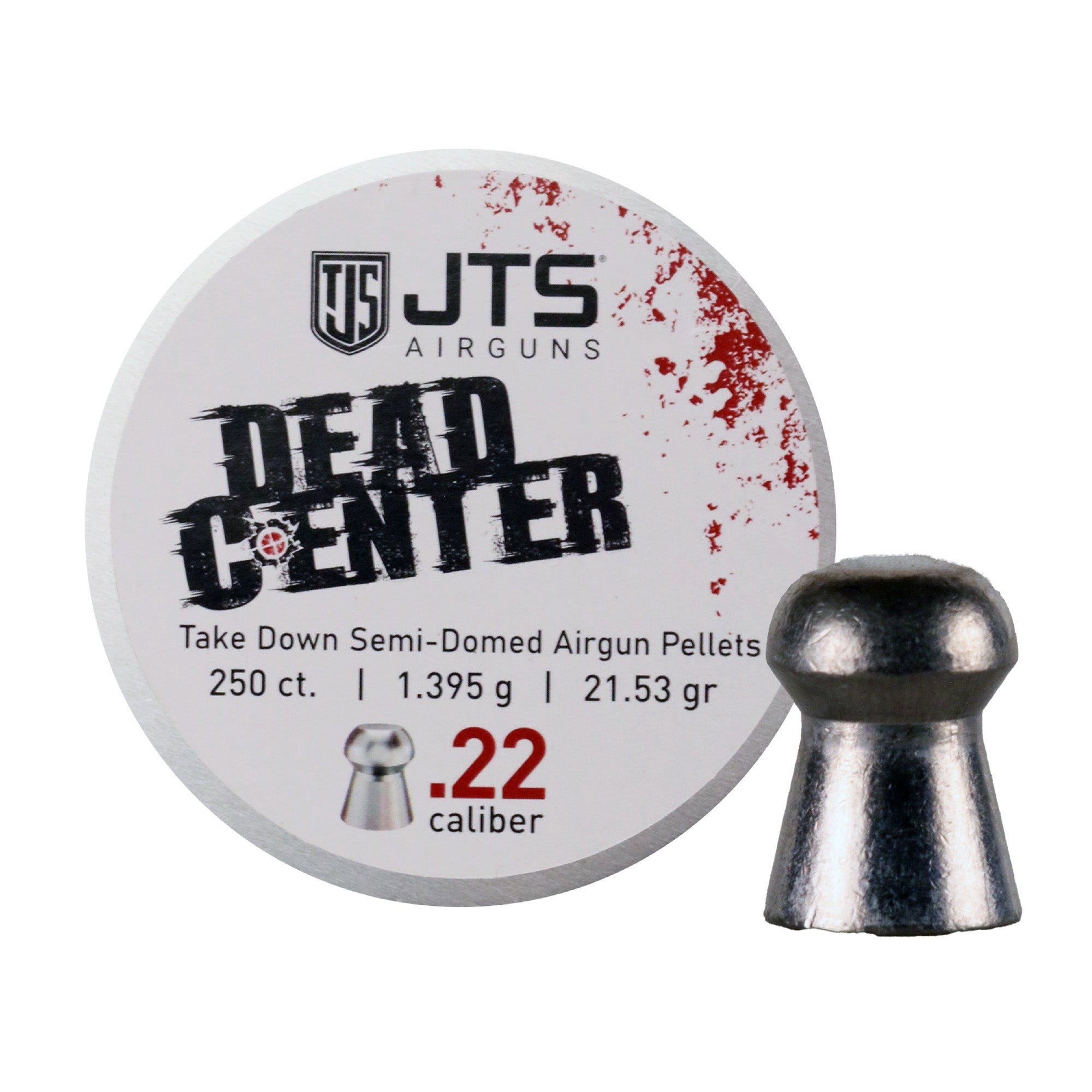 JTS Group .22 Caliber Dead Center Pellets - 250 Count