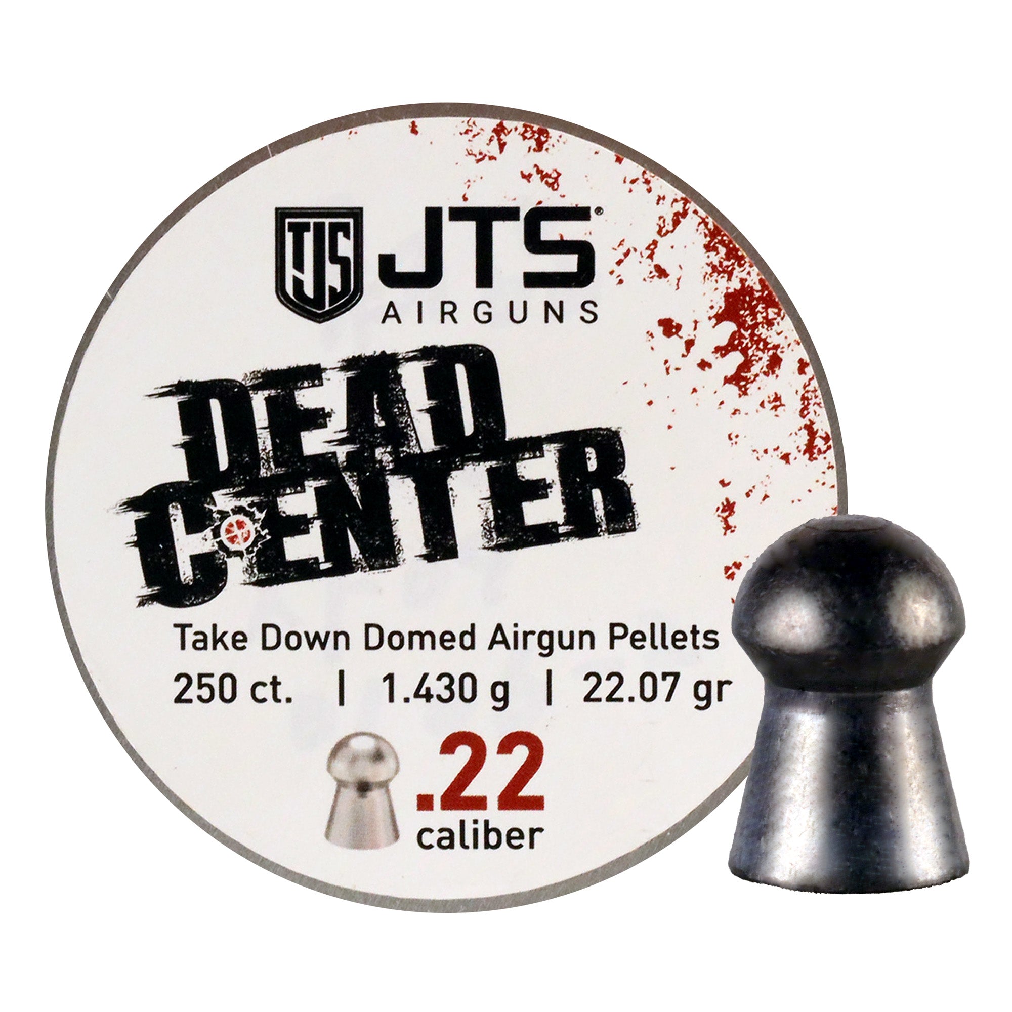 JTS Group .22 Caliber Dead Center Pellets - 250 Count