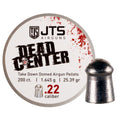 JTS Group .22 Caliber 25-Grain Domed Pellets - Dead Center Model, 200 Count
