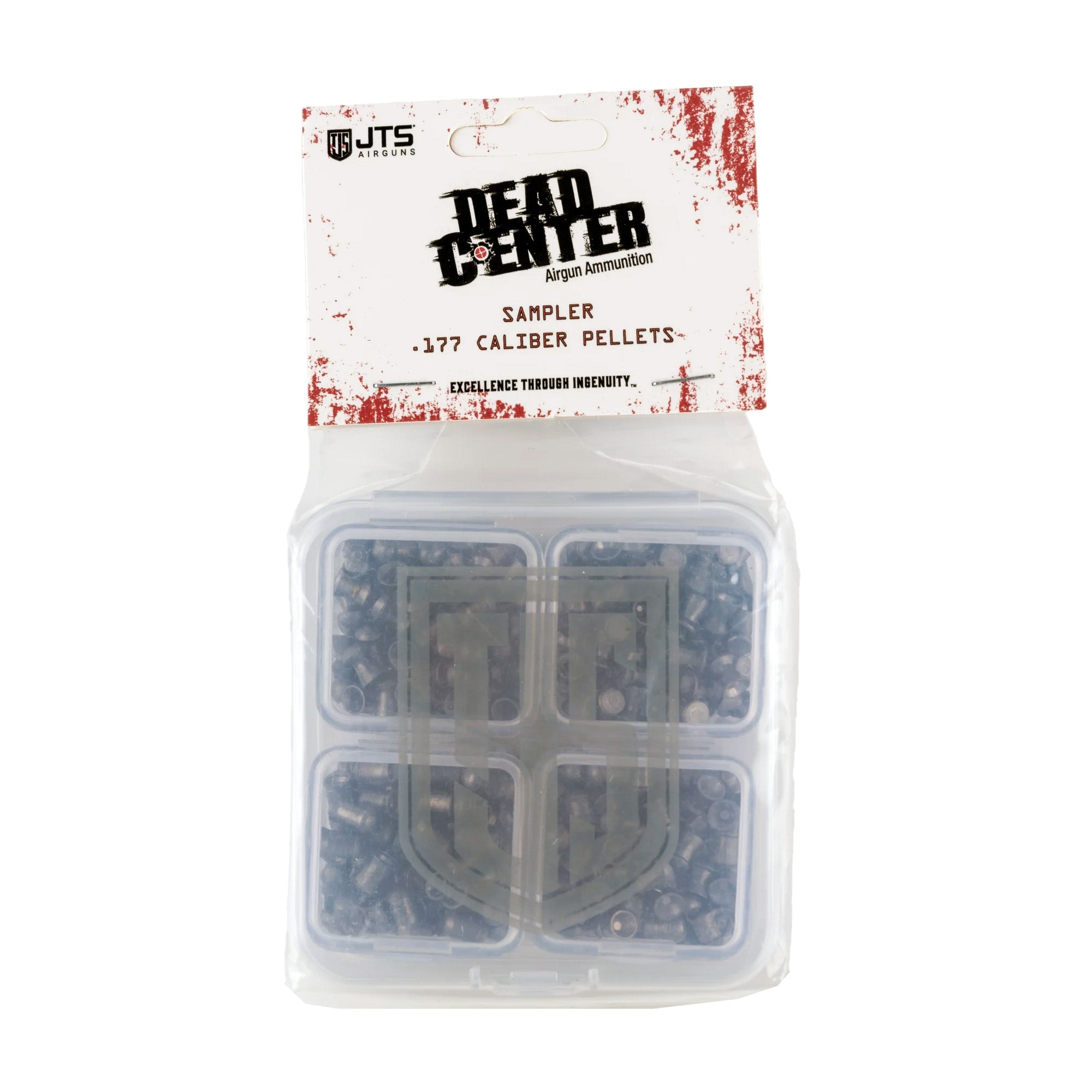 JTS Group Dead Center .177 Cal Pellet Consumer Test Pack – 450 Pellets for Precision Shooting