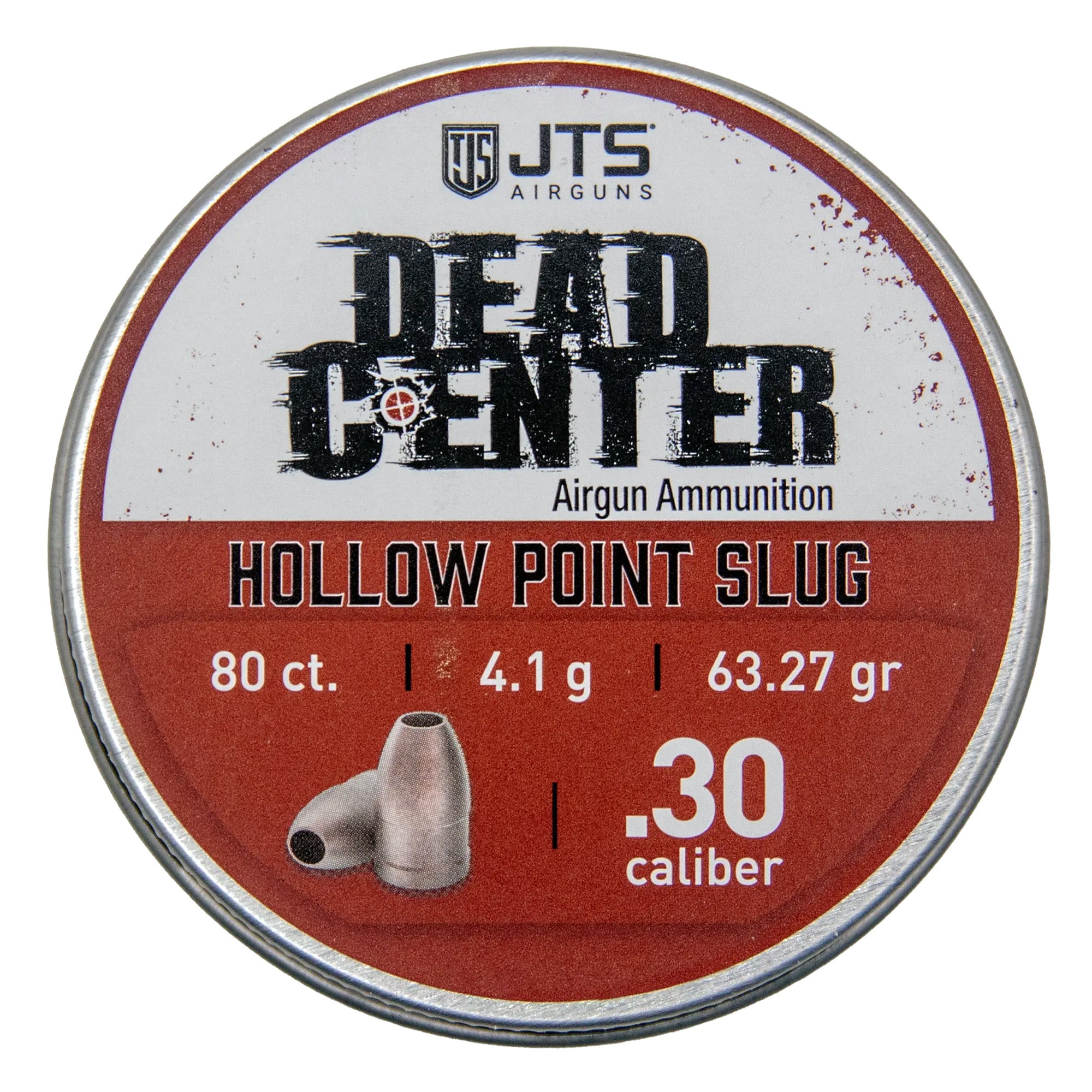 JTS Group Dead Center .30 Caliber Airgun Slugs – 80 Count