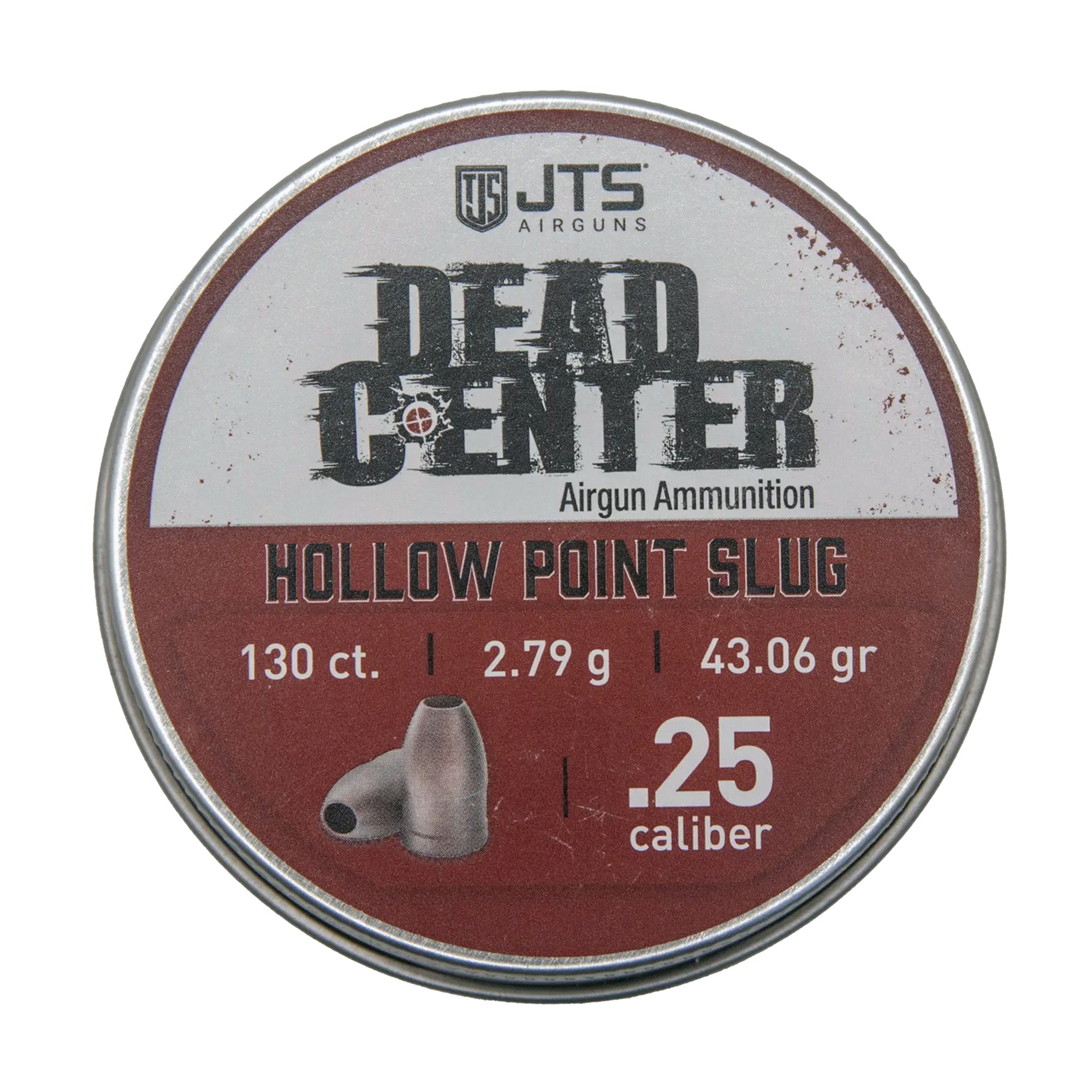 JTS Dead Center .25 Caliber Airgun Slugs - 130 Count by JTS Group