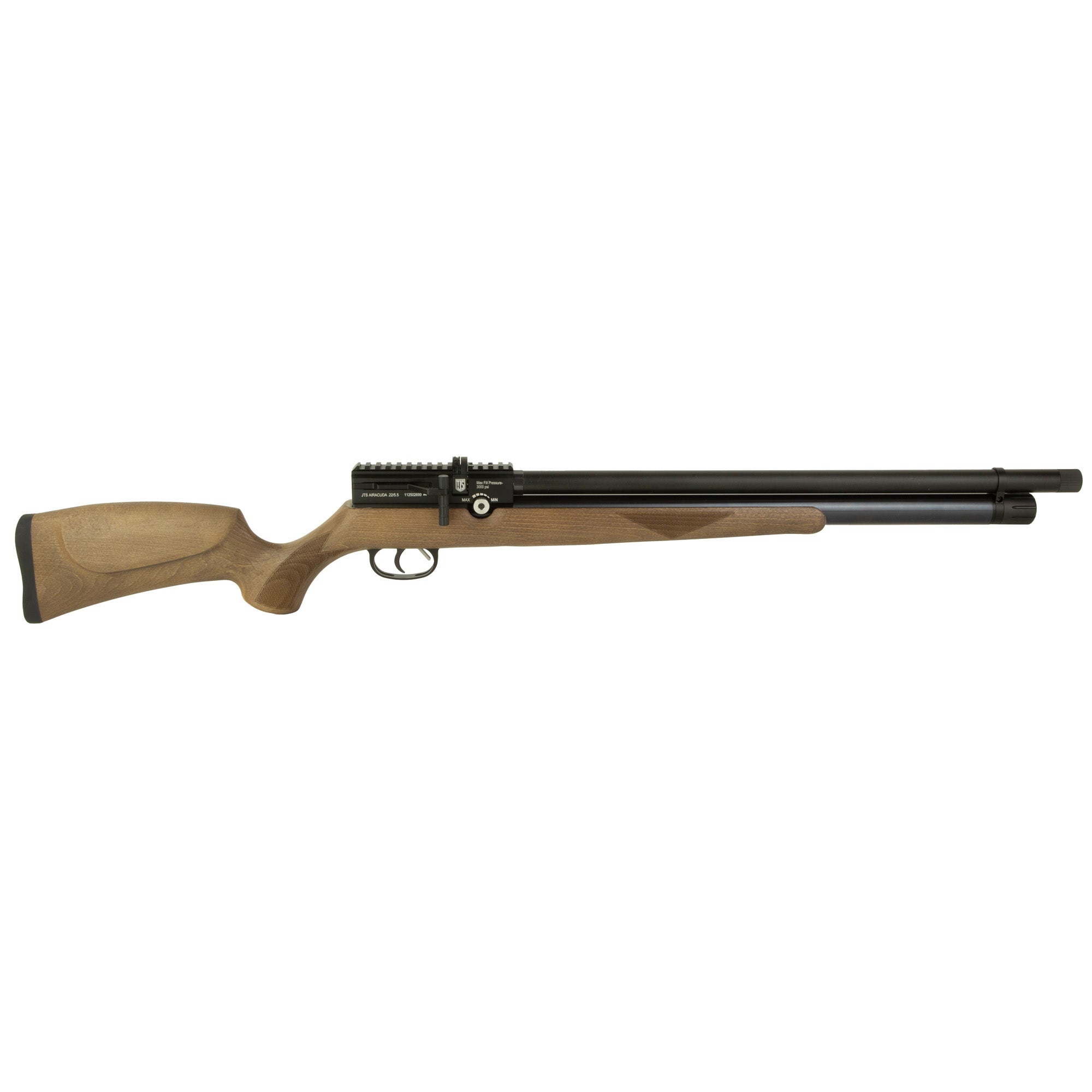 JTS Group Airacuda Standard .22 Air Rifle with Wood Stock and 18-Inch Barrel