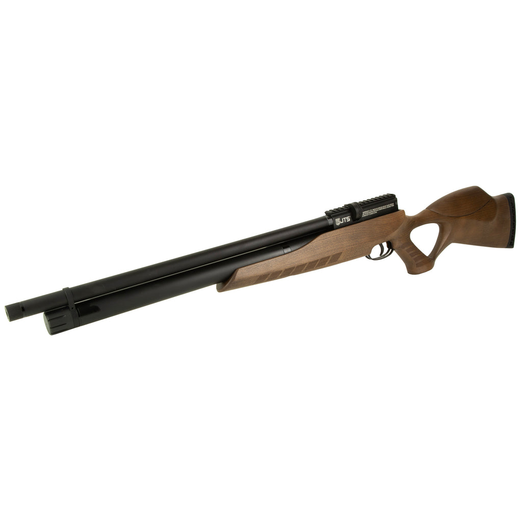JTS Group Airacuda Max .22 Air Rifle - 18-Inch Barrel, 10-Round Capacity, Wood Stock