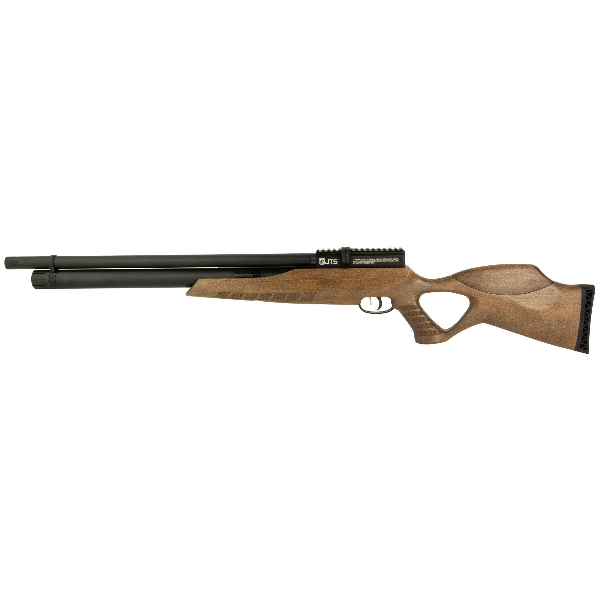 JTS Group Airacuda Max .25 Air Rifle with 18-Inch Barrel and Wood Stock