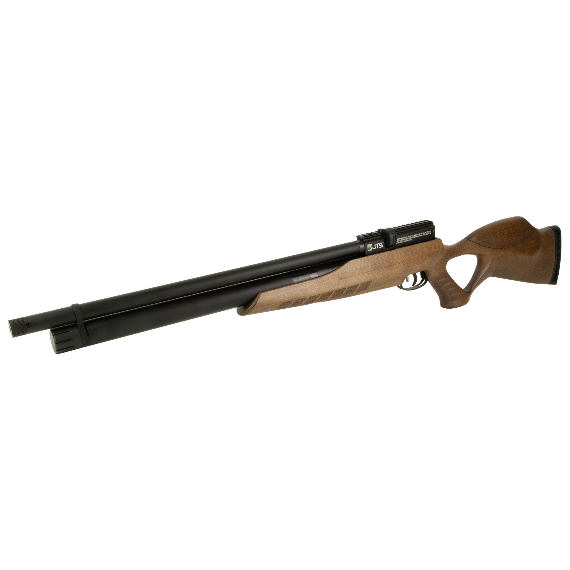 JTS Group Airacuda Max .25 Air Rifle with 18-Inch Barrel and Wood Stock