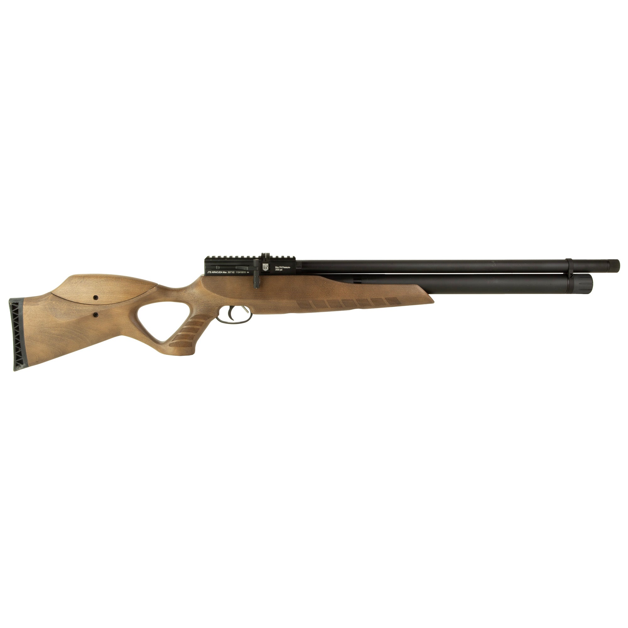 JTS Group Airacuda Max .30 Air Rifle with 18-Inch Barrel and Wood Stock