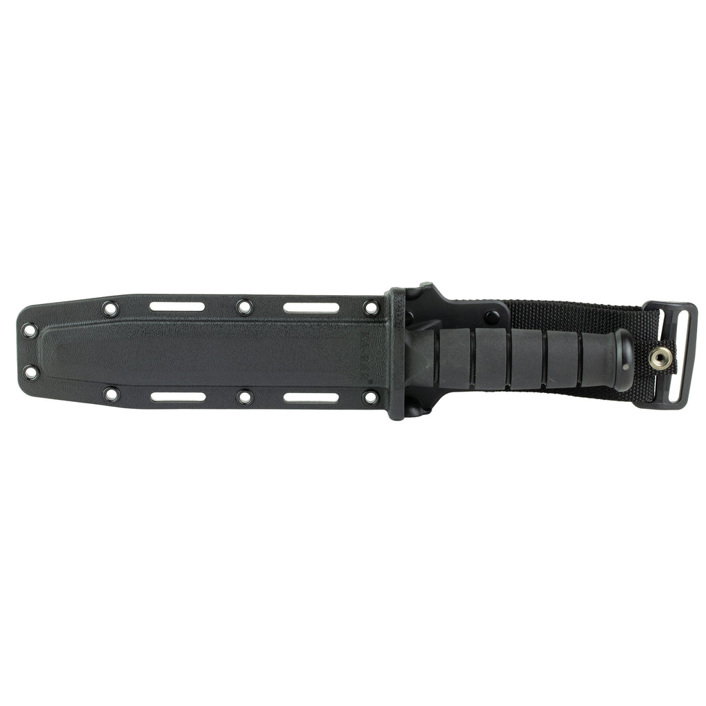 KA-BAR Knives Part 1214 Fixed Blade Knife with Partially Serrated Edge and MOLLE Sheath