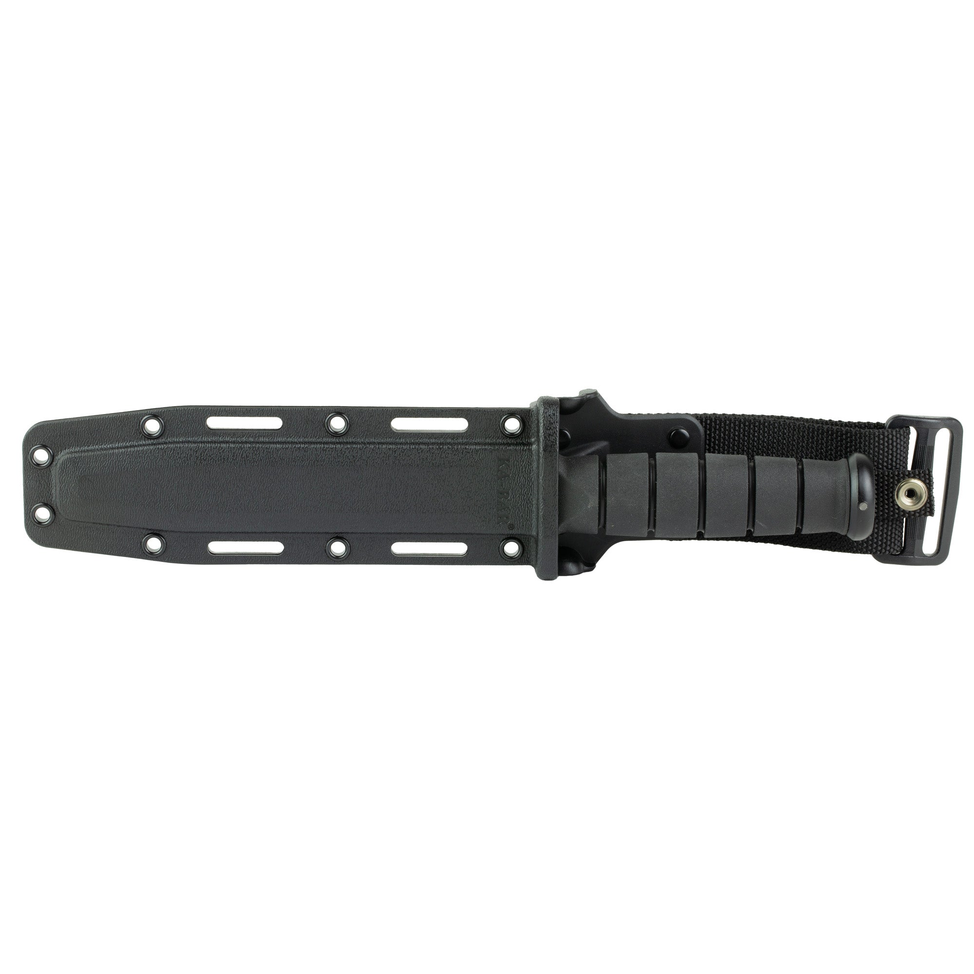 KA-BAR Knives Part 1214 Fixed Blade Knife with Partially Serrated Edge and MOLLE Sheath