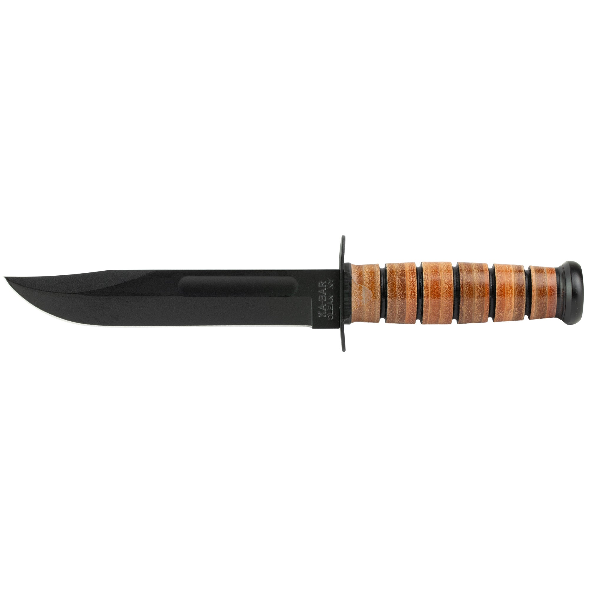 KA-BAR Knives US Army Fighting 7-Inch Fixed Blade Knife with Leather Sheath